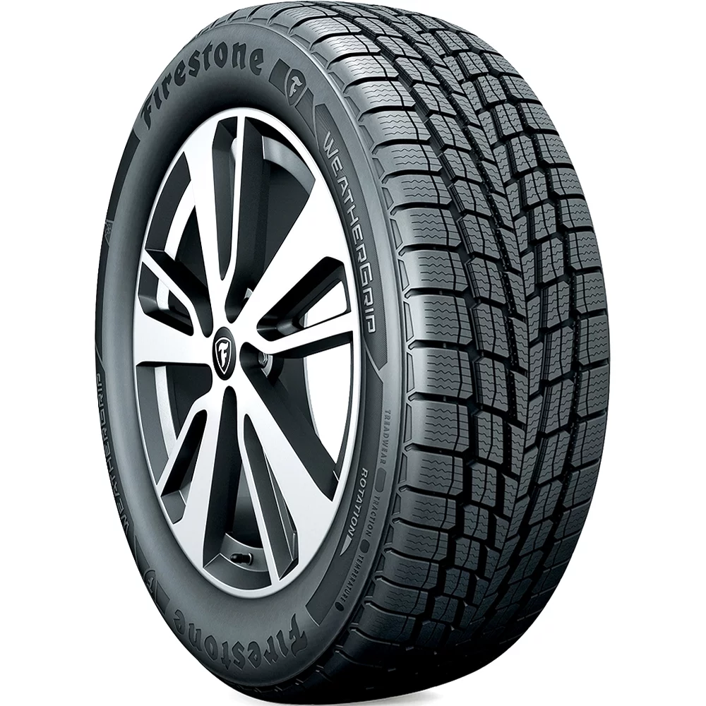 FIRESTONE WEATHERGRIP 225/55R17 97V ALL SEASON TIRE Fits: 2016-19 Chevrolet Malibu Hybrid, 2011-13 Chevrolet Impala LT