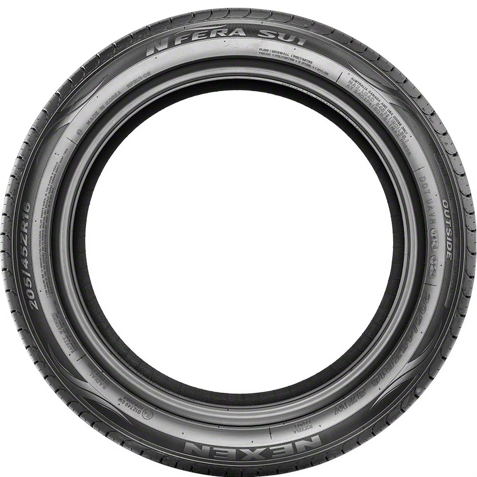 Set of 2 Nexen N Fera SU1 245/35R19 93Y XL Tires Fits: 2010-16 Mercedes-Benz E350 Base, 2018 Audi A4 Quattro Technik