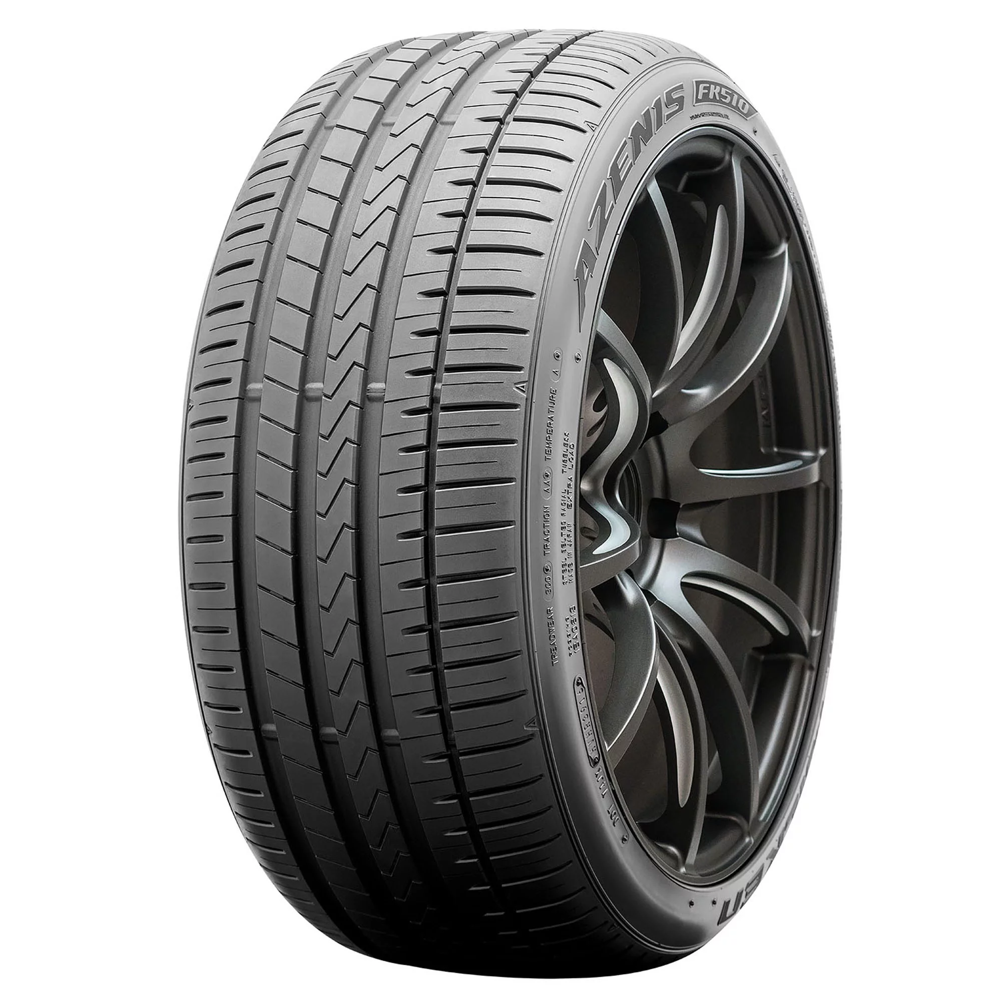 Set of 4 Falken Azenis FK510 225/40ZR18 (92Y) XL Tires Fits: 2014-15 Honda Civic Si, 2013 Toyota Corolla LE