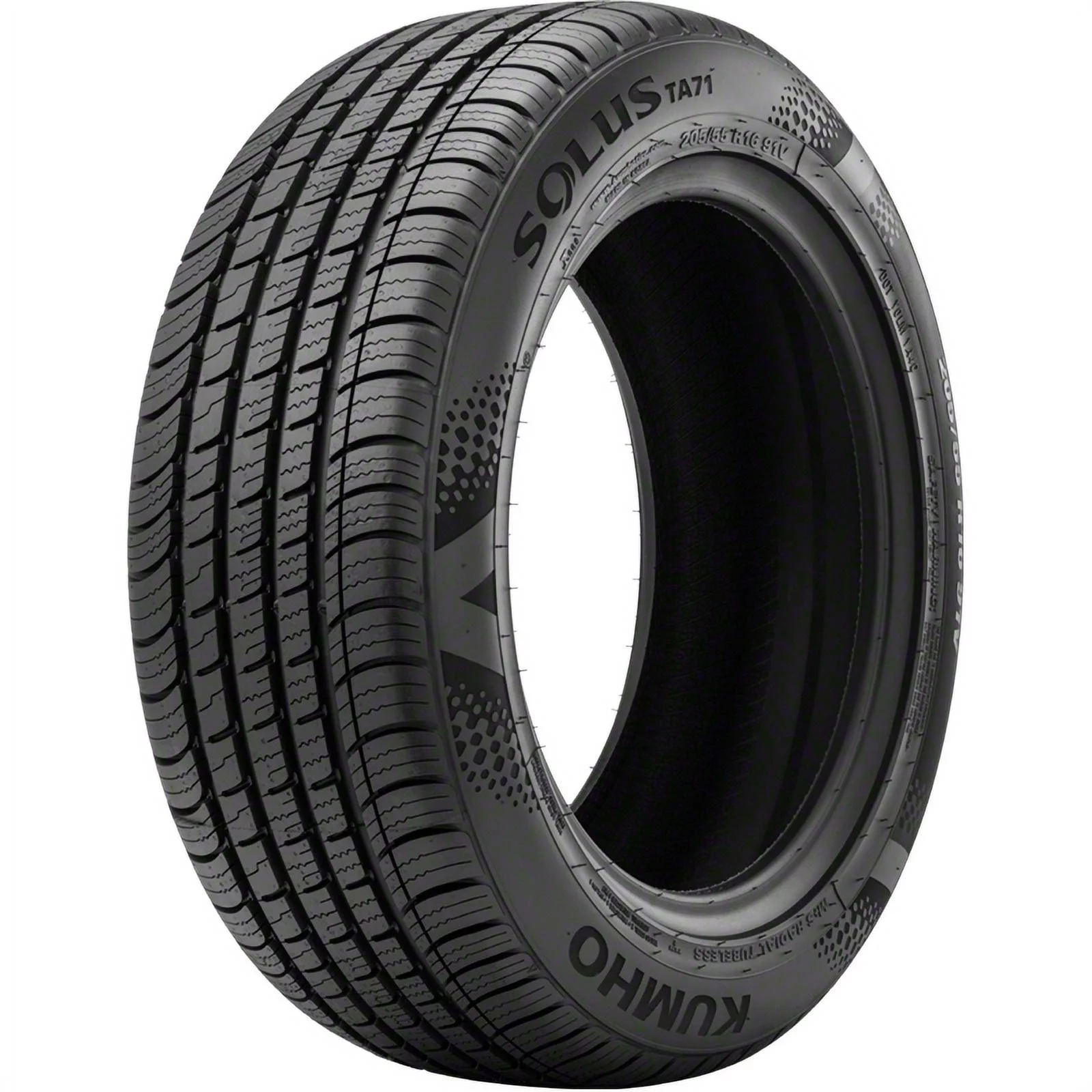 Set of 4 Kumho Solus TA71 255/40ZR19 100W XL Tires Fits: 2014 Ford Mustang GT, 2015 Ford Mustang EcoBoost Premium