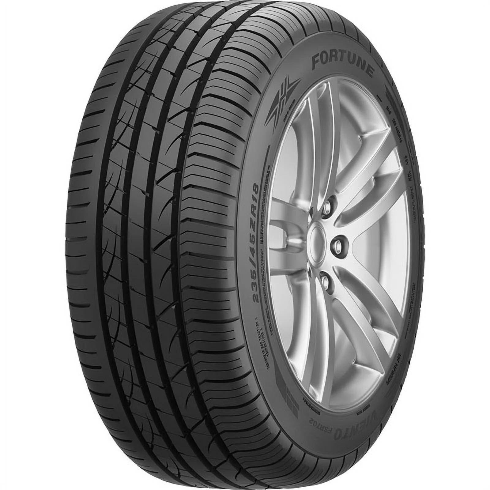 Set of 4 Fortune Viento FSR702 245/40ZR19 98Y XL Tires Fits: 2016-23 Chevrolet Malibu LT, 2013-15 Chevrolet Malibu LTZ