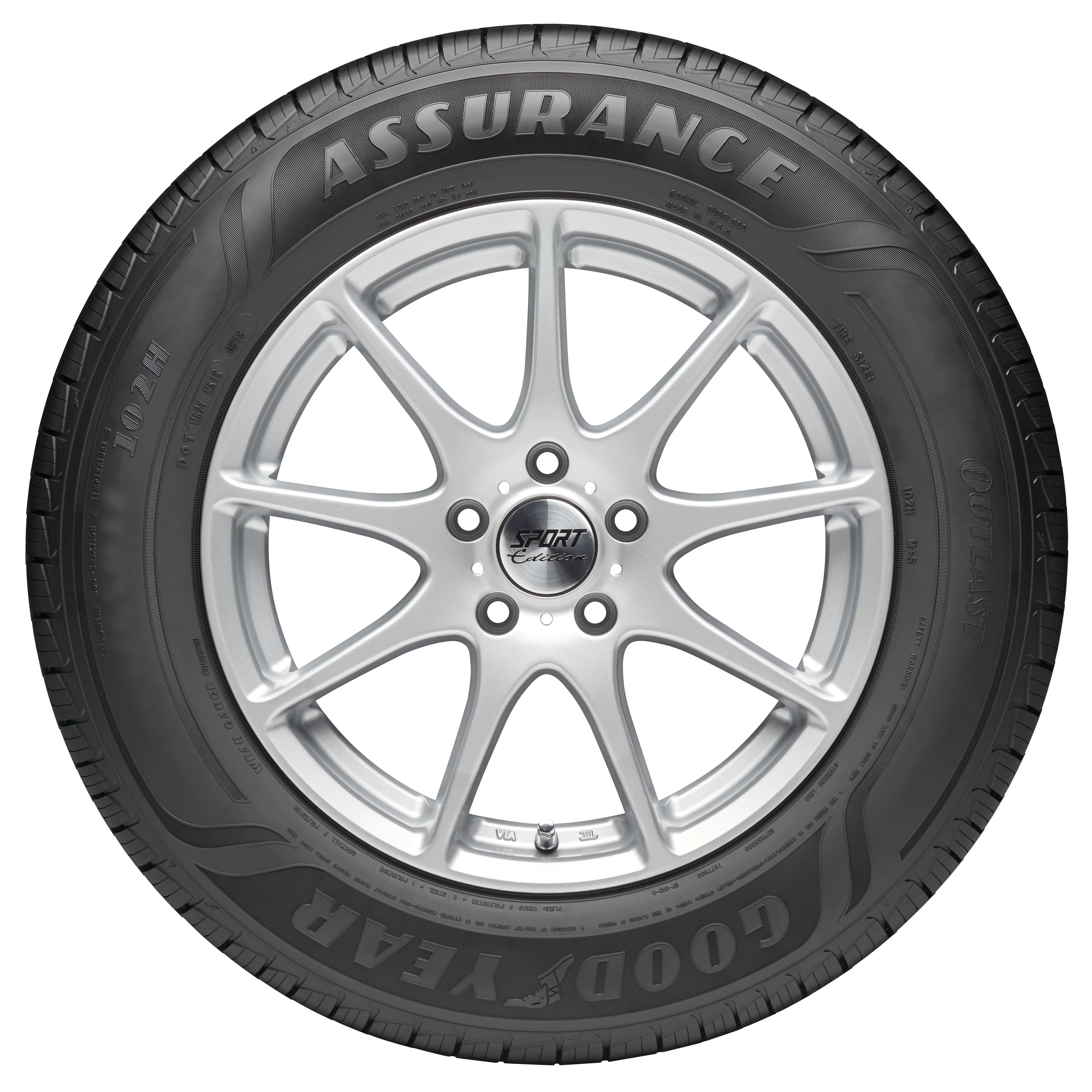 Goodyear Assurance Outlast 205/55R16 91H All-Season Passenger Car Tire