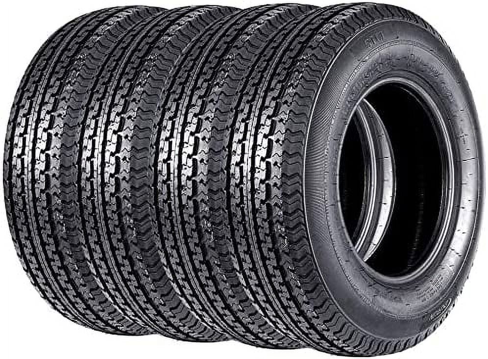 Set of 4 ST 205/75R15 Trailer Tires New Premium Radial 205 75R15 Trailer Tires 8PR Load Range D