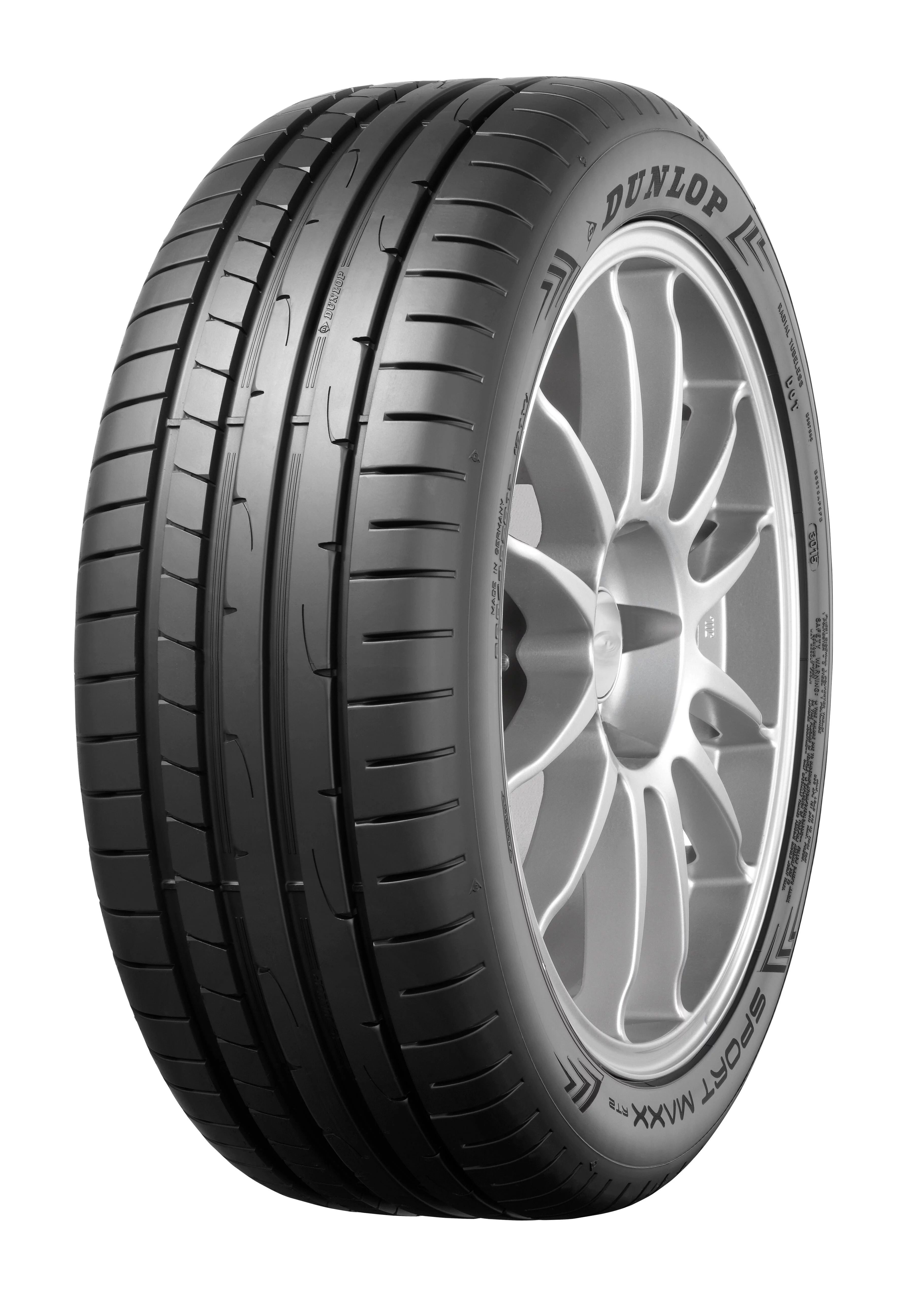 Dunlop Sport Maxx Rt2 245/35ZR19 93Y Performance Tire Fits: 2010-16 Mercedes-Benz E350 Base, 2018 Audi A4 Quattro Technik