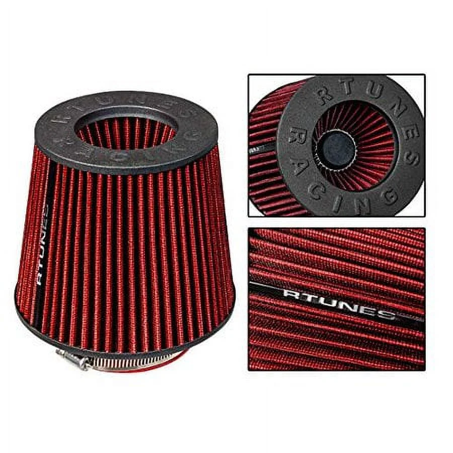 RW SERIES - MATTE BLACK PIPE GRAY - SHORT RAM INTAKE Compatible For 91-93 Compatible ForD THUNDERBIRD 5.0 V8