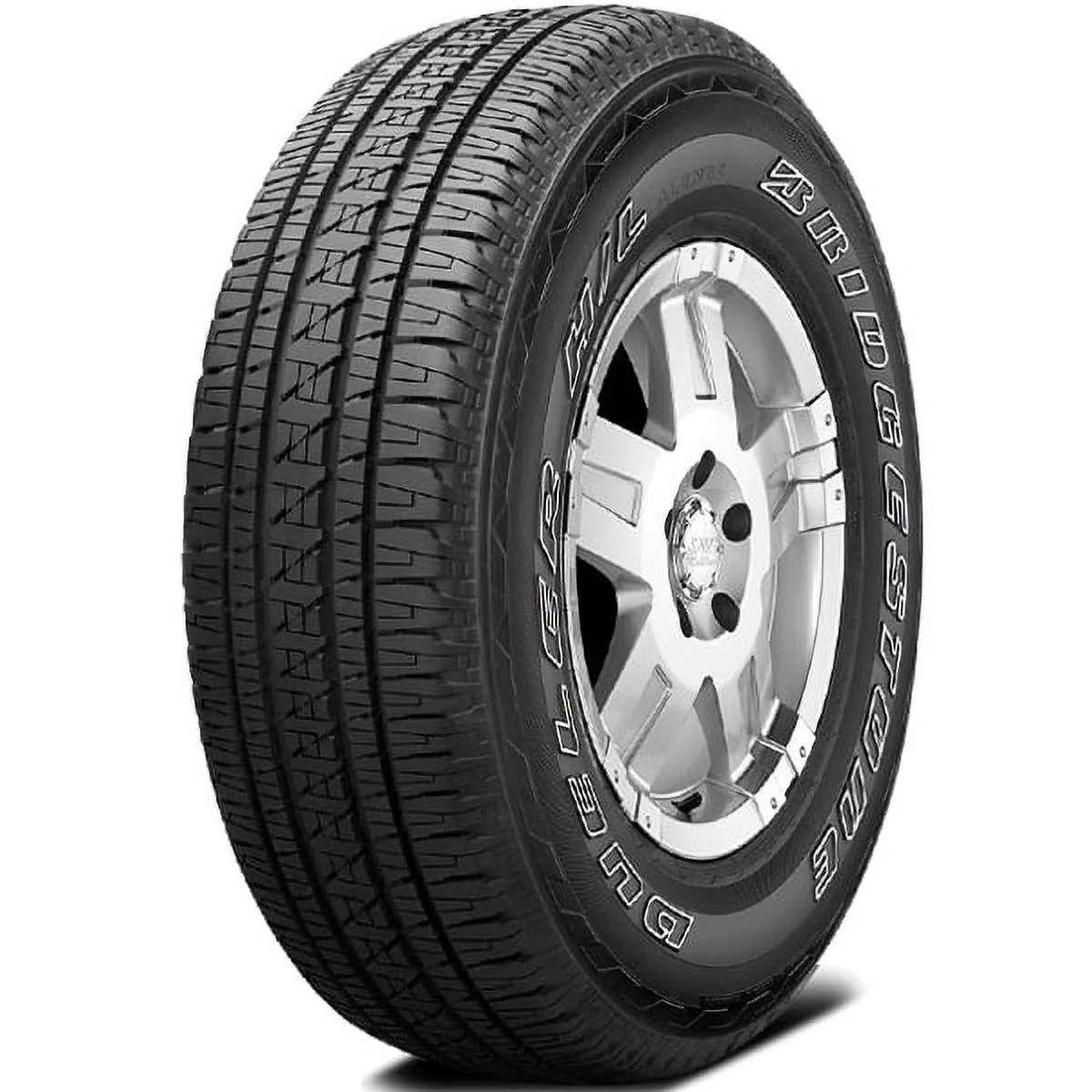 1 Bridgestone Dueler H/L Alenza Plus 265/70R16 112T OWL Tire 80000 Mile Warranty BR000436 / 265/70/16 / 2657016