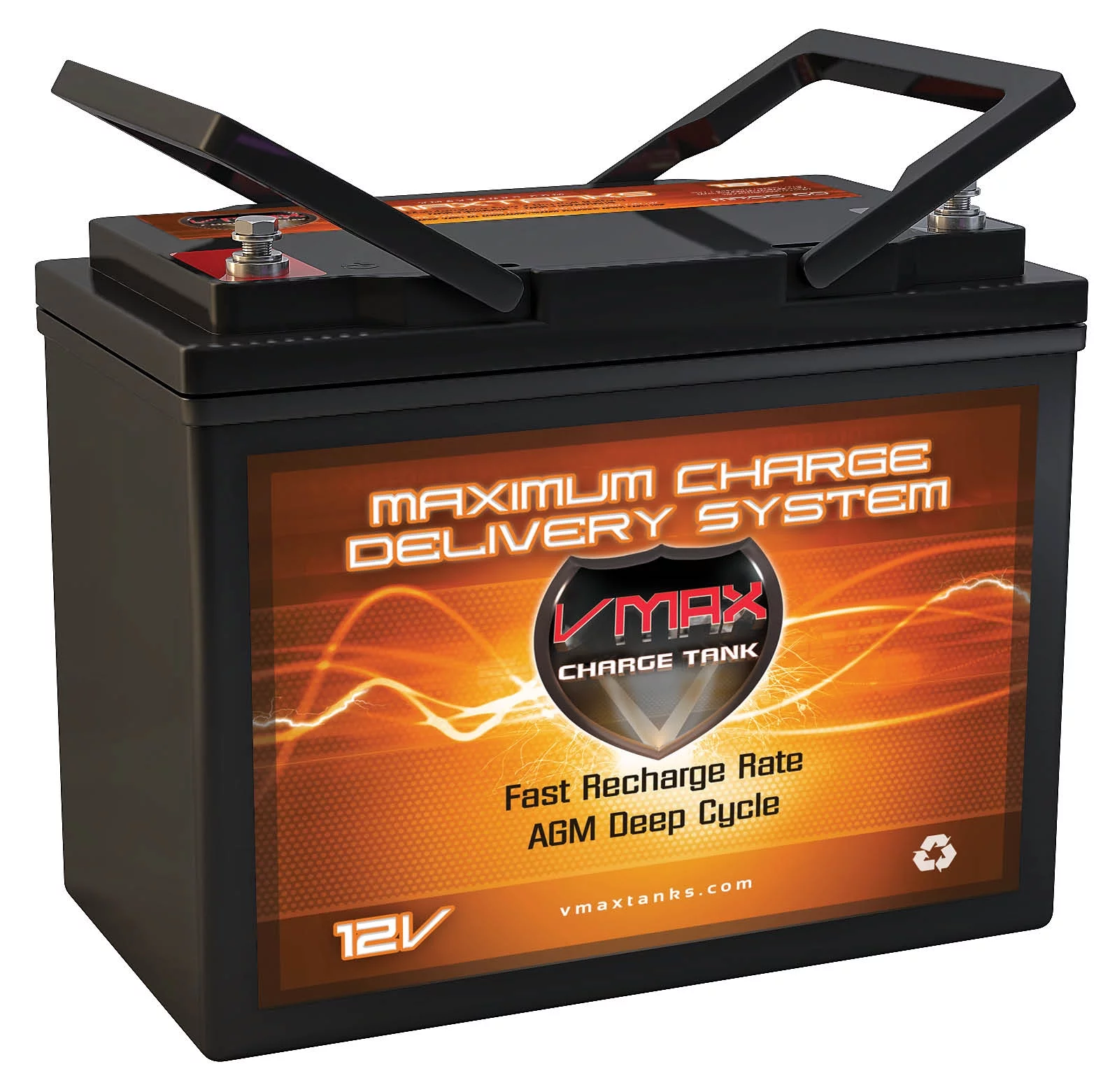 VMAXMB96 AGM Group 22 Deep Cycle Battery Replacement for Dalton Tacahe Rehab Tilt - HP7RT 12V 60Ah Wheelchair Battery