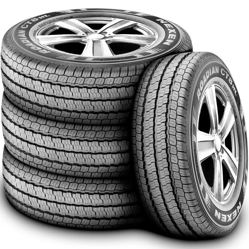 Set of 4 (FOUR) Nexen Roadian CT8 HL 225/75R16 121/120R E 10 Ply Commercial Tire Tires