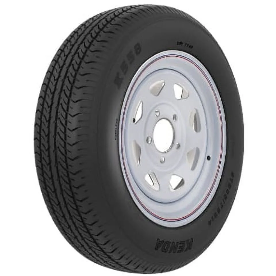 Americana 3S862 Loadstar ST225/75D15 Bias Trailer Tire w/ 15