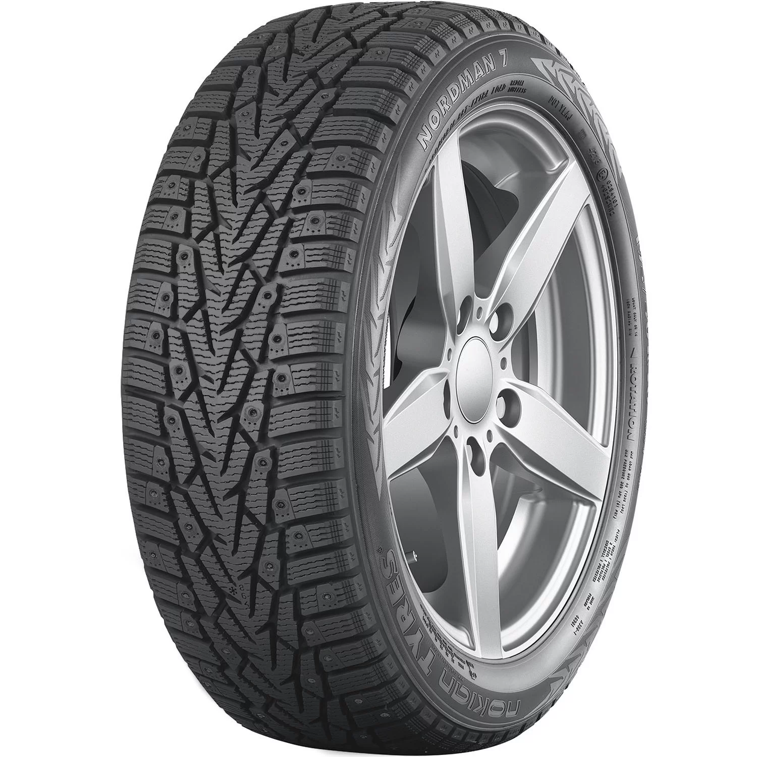 Set of 4 Nokian Nordman 7 215/55R16 97T XL Tires Fits: 2013-18 Ford Focus SE, 2016-18 Honda Civic LX-P