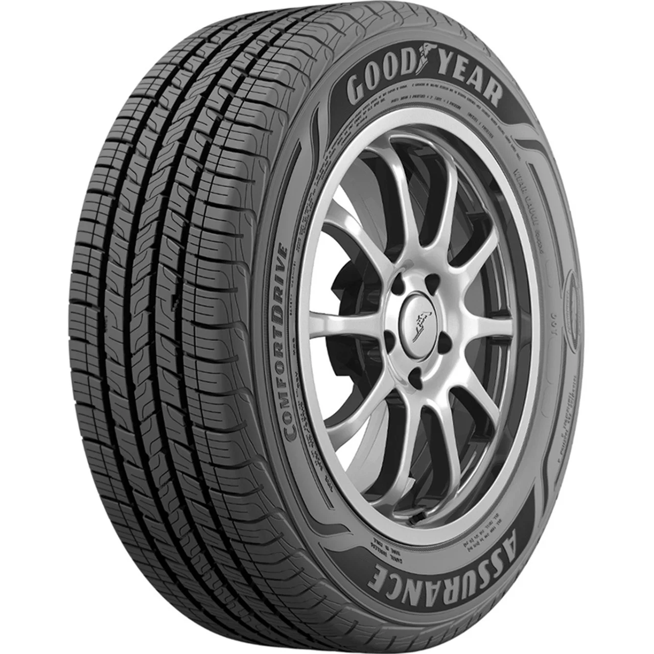 2 New Goodyear Assurance ComfortDrive All-Season Tires - 255/40R19 100V