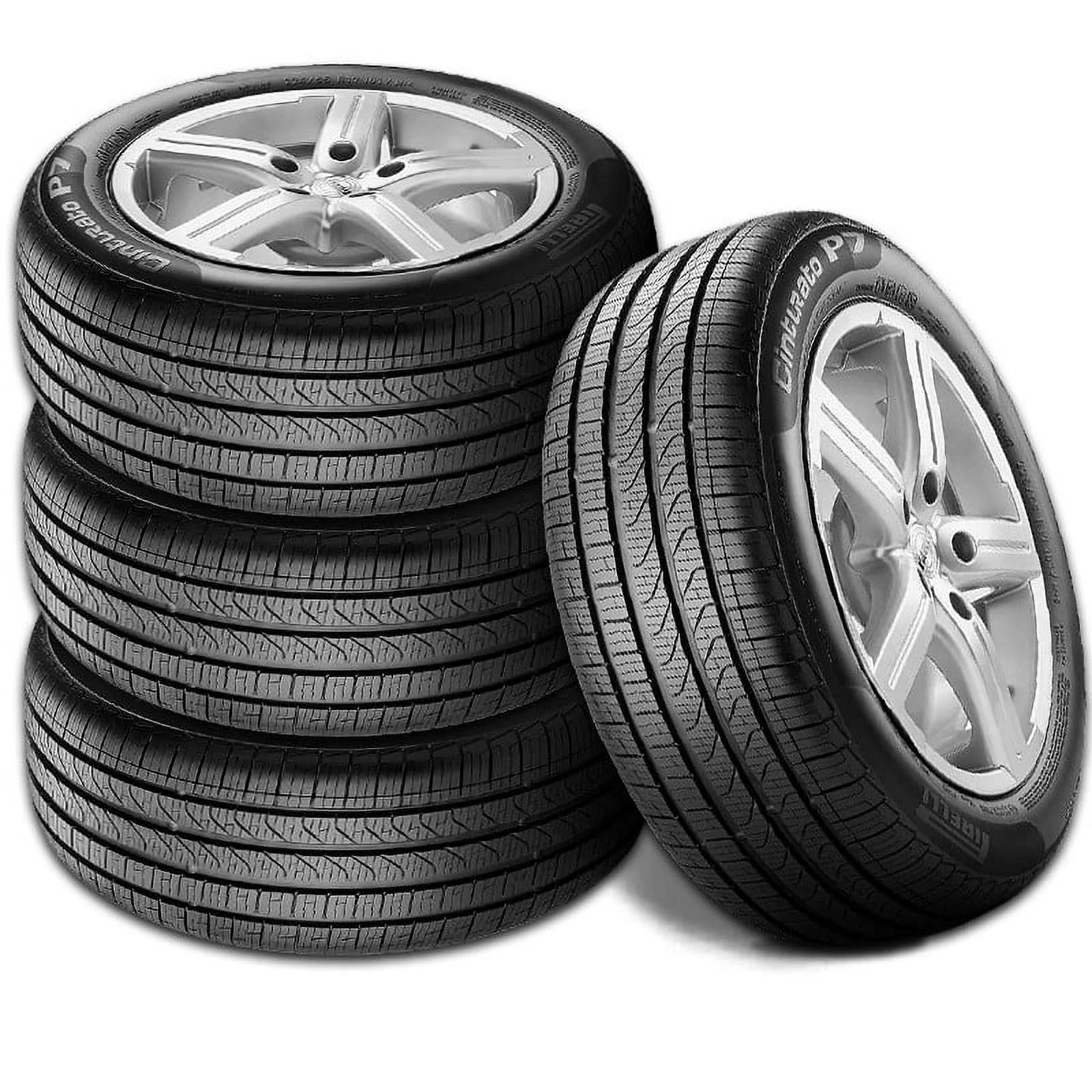 4 Pirelli Cinturato P7 All Season 225/45R19 96V Run Flat Performance Tires P2369400 / 225/45/19 / 2254519