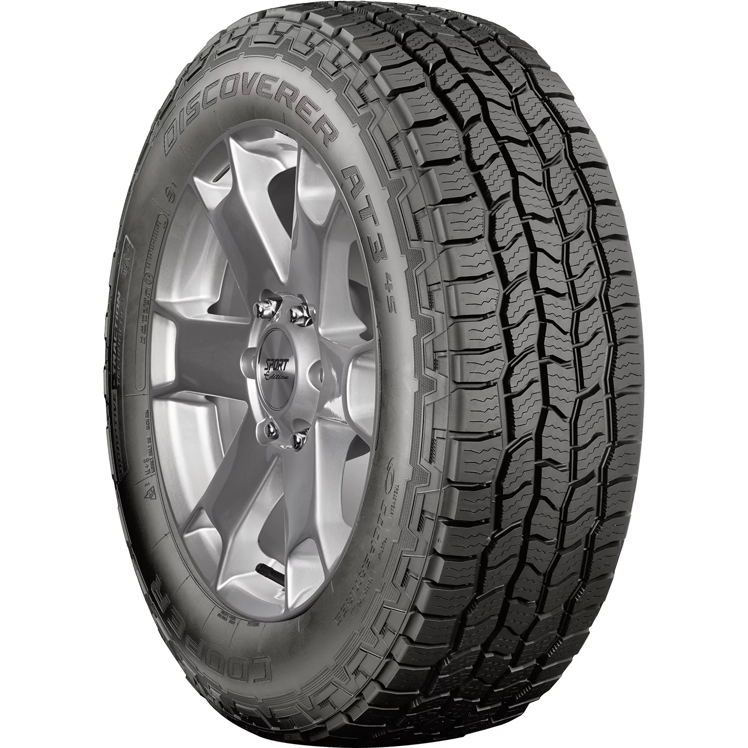 Cooper Discoverer AT3 4S All-Season 235/65R17XL 108H Tire Fits: 2017-18 Honda CR-V EX, 2019 Honda CR-V LX