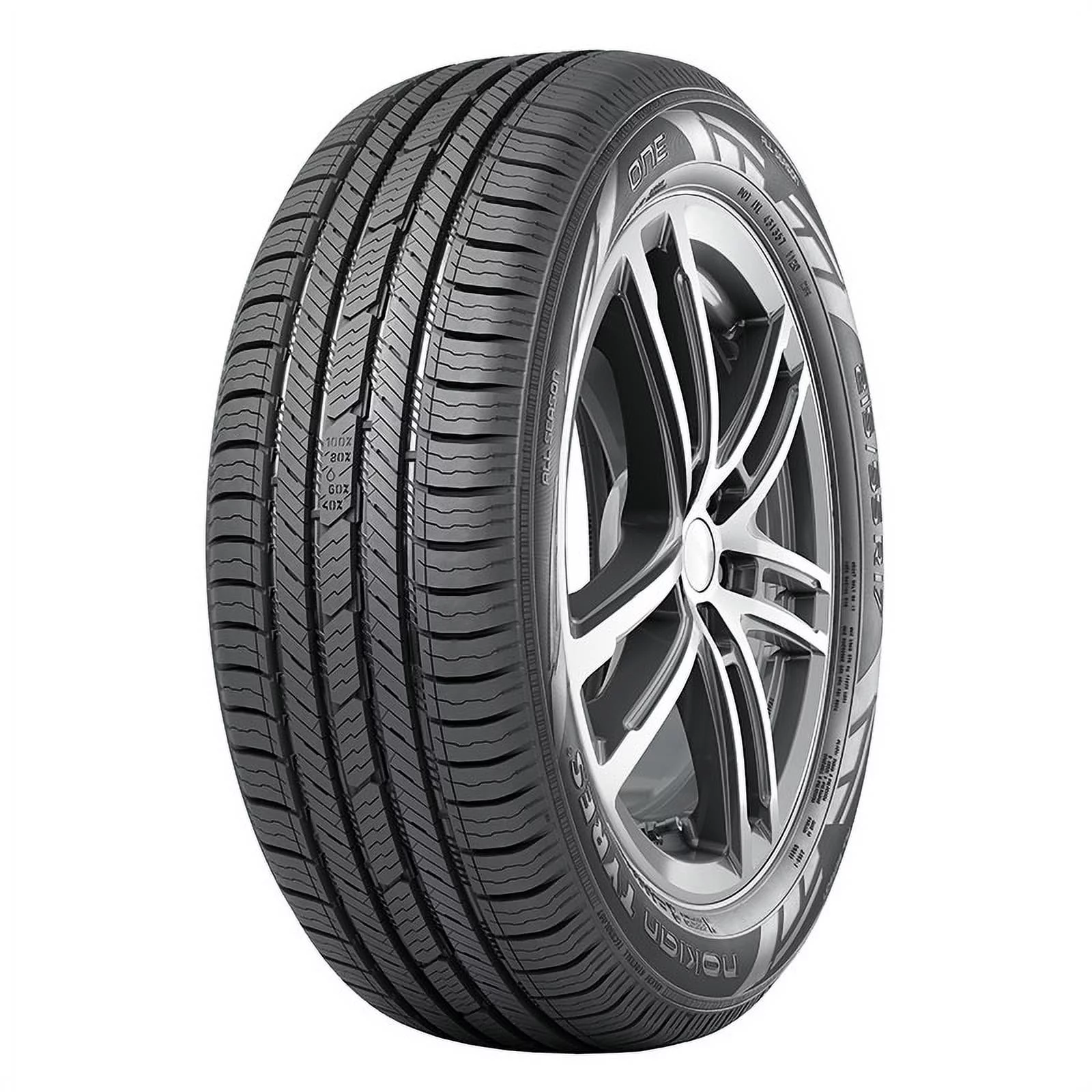 Set of 4 Nokian One 215/55R16 97H XL Tires Fits: 2013-18 Ford Focus SE, 2016-18 Honda Civic LX-P