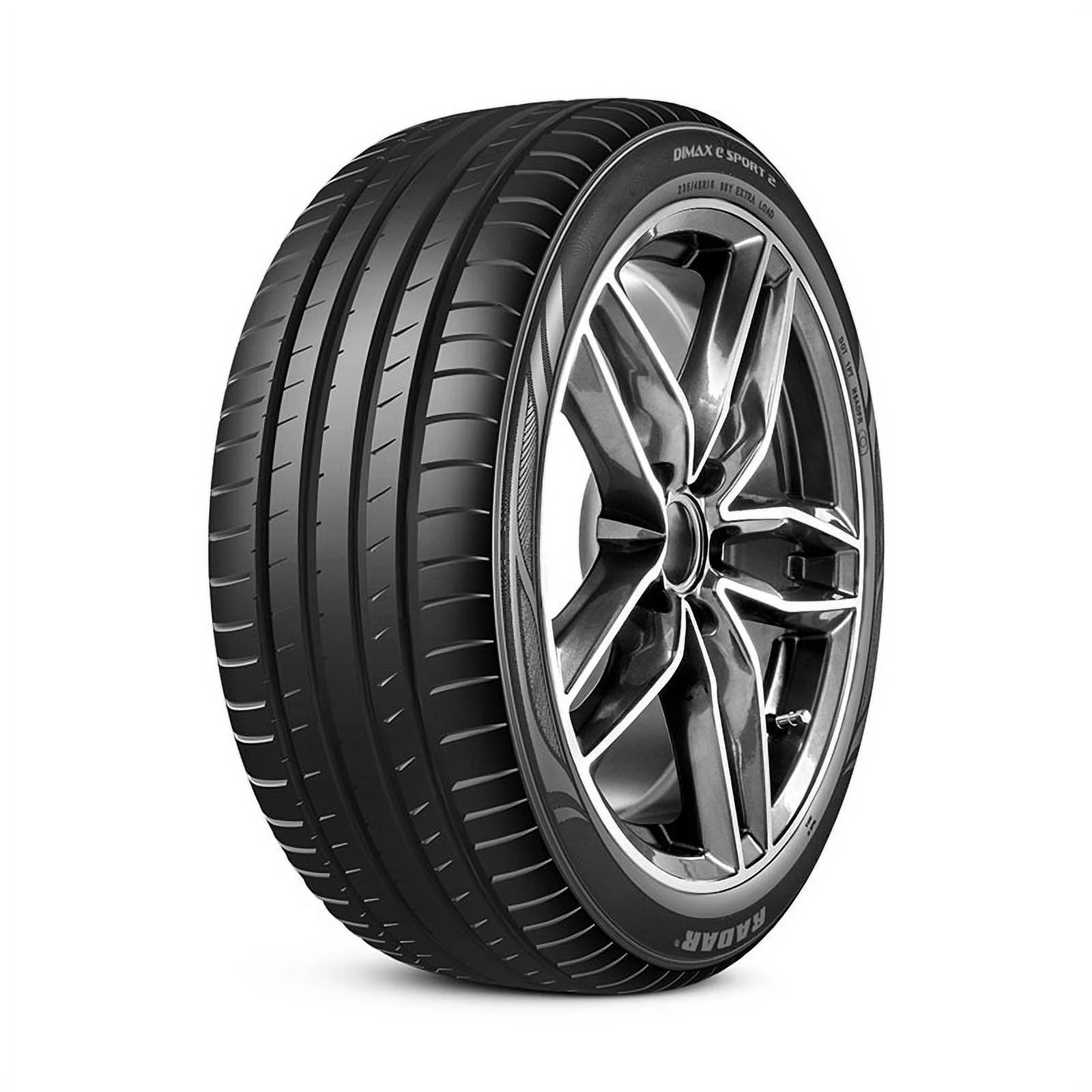 Set of 4 Radar DIMAX e-Sport 2 225/40R18 92Y XL Tires Fits: 2014-15 Honda Civic Si, 2013 Toyota Corolla LE