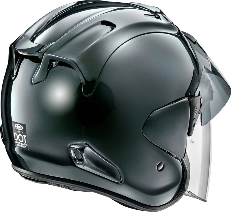 Arai Ram-X Solid Open Face Motorcycle Helmet (M2020D) Diamond Black MD