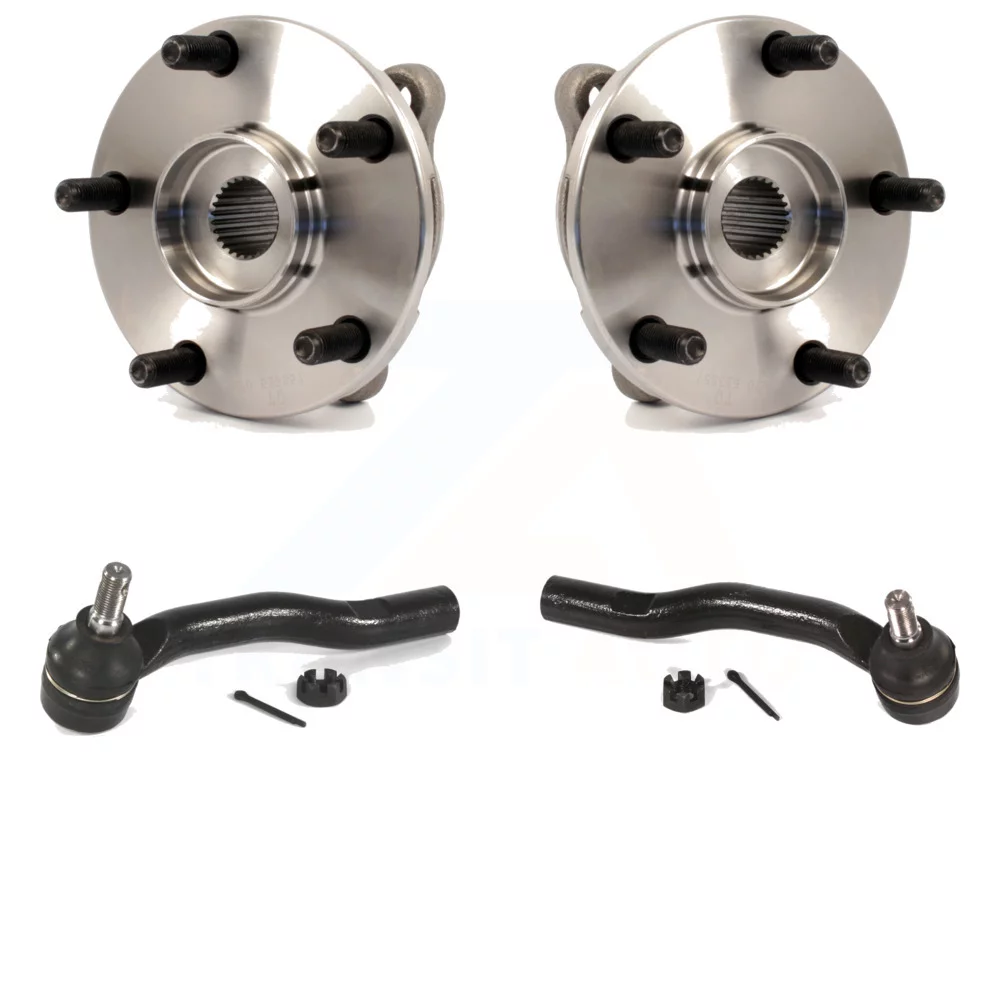 Transit Auto - Front Wheel Bearing And Tie Rod End Kit For Scion xB Toyota Prius V Corolla iM K7T-100365