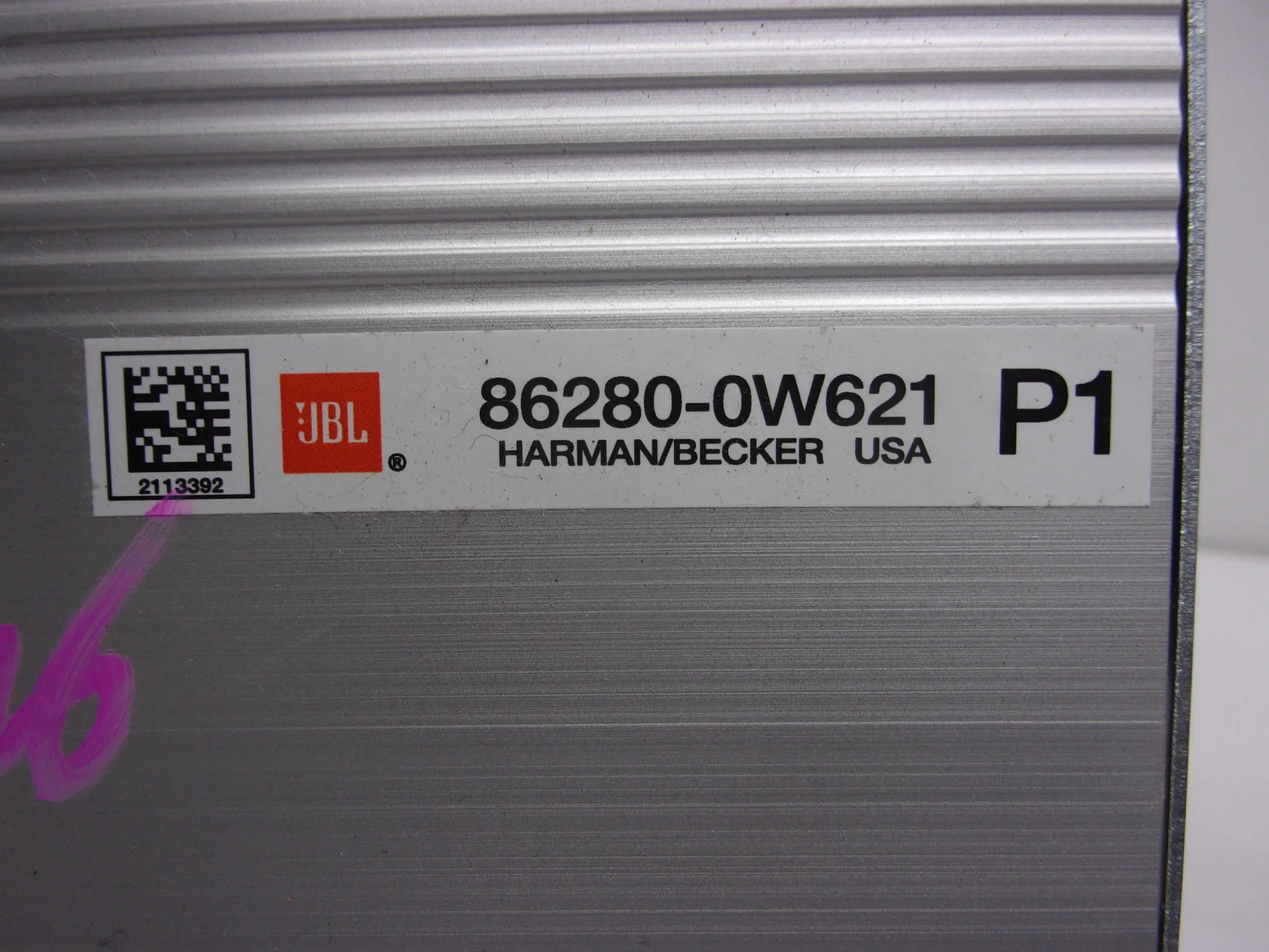 Pre-Owned 2010 Toyota Prius Radio Amplifier Harman Becker Amp ID 86280-0W621 OEM (Good)