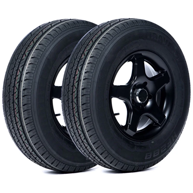 Travelstar HF288 ST175/80R13 8 Ply 97M Load Range D Radial Trailer Tire - ST 175/80/13,Set of 2(Tire Only)