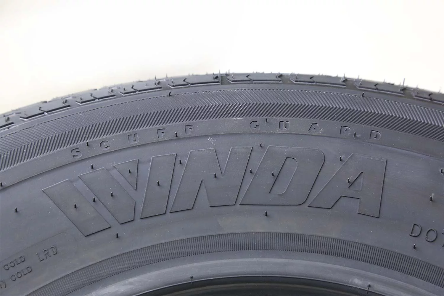 Set of 2 WINDA Premium Trailer Tires ST235/80R16 Radial 10PR Load Range E w/Side Scuff Guard