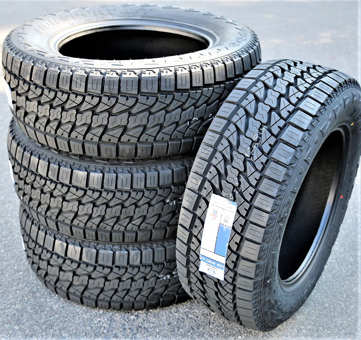 Set of 4 (FOUR) Leao Lion Sport A/T LT 305/70R17 Load E 10 Ply AT All Terrain Tires