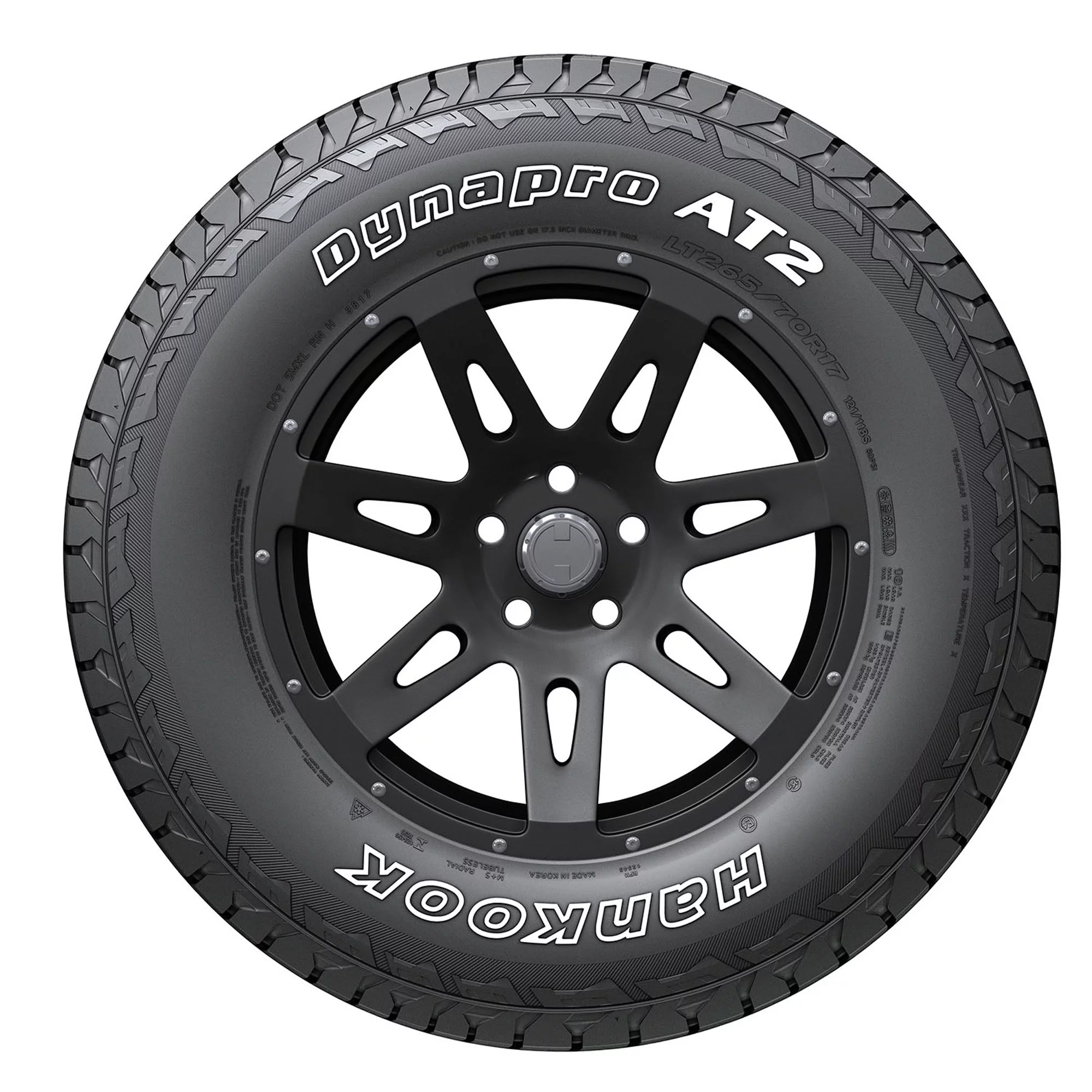 Hankook Dynapro AT2 RF11 All-Terrain Tire - 35X12.50R18 128S LRF 12PLY Rated