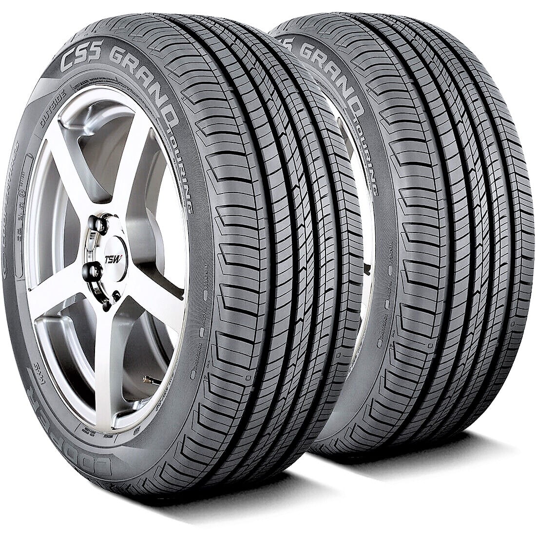 Pair of 2 (TWO) Cooper CS5 Grand Touring 225/65R16 100T AS All Season A/S Tires