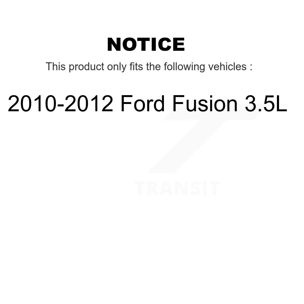Transit Auto - Front Steering Tie Rod End & Boot Kit For 2010-2012 Ford Fusion 3.5L KTB-100811