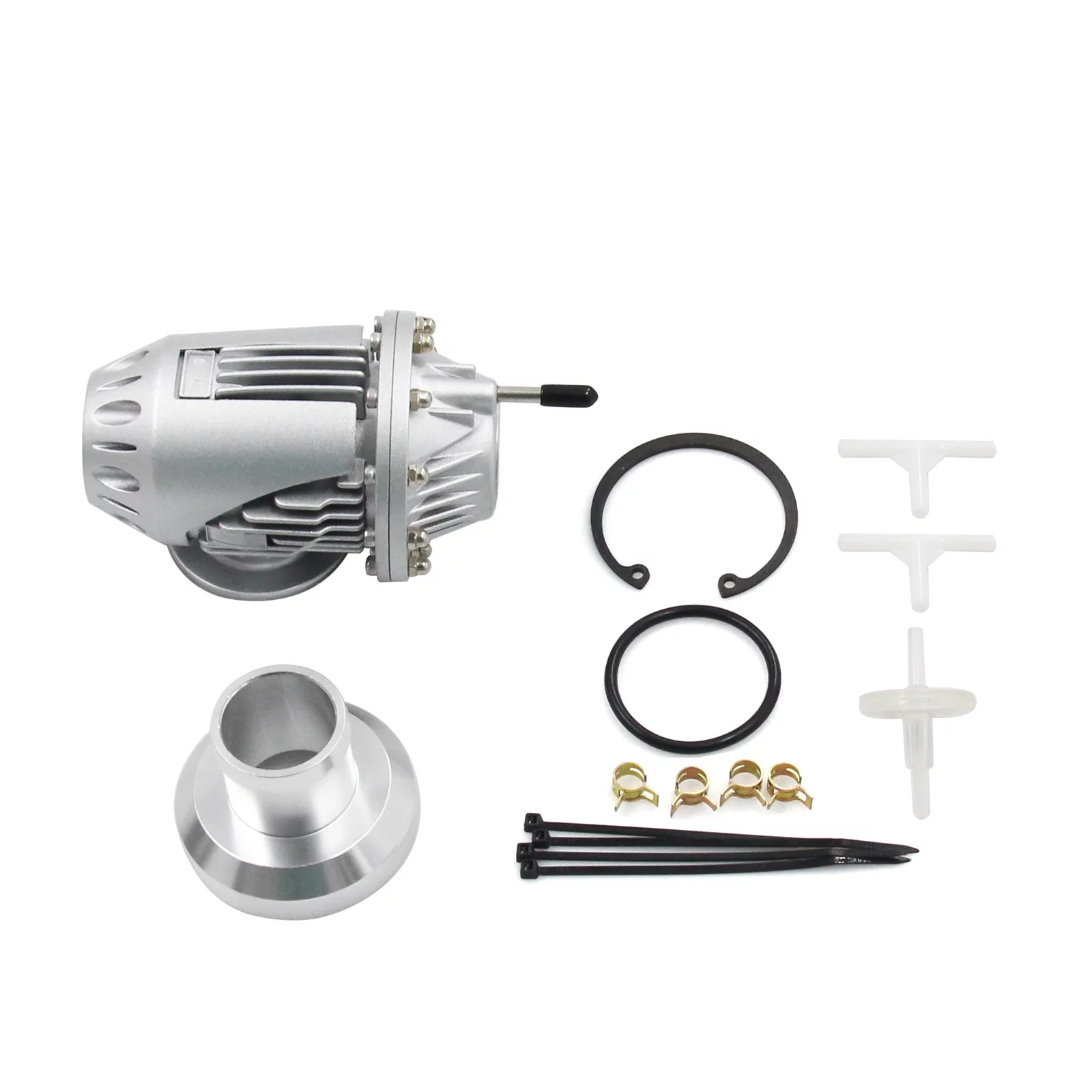 Pinnaco Turbocharger Blow-Off Valve Aluminum Alloy Exhaust Pressure Valve Adapter