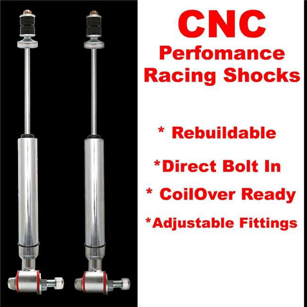 Helix Suspension Brakes & Steering Rear Performance Shocks for 1982-2002 Pontiac Firebird - Pack of 2