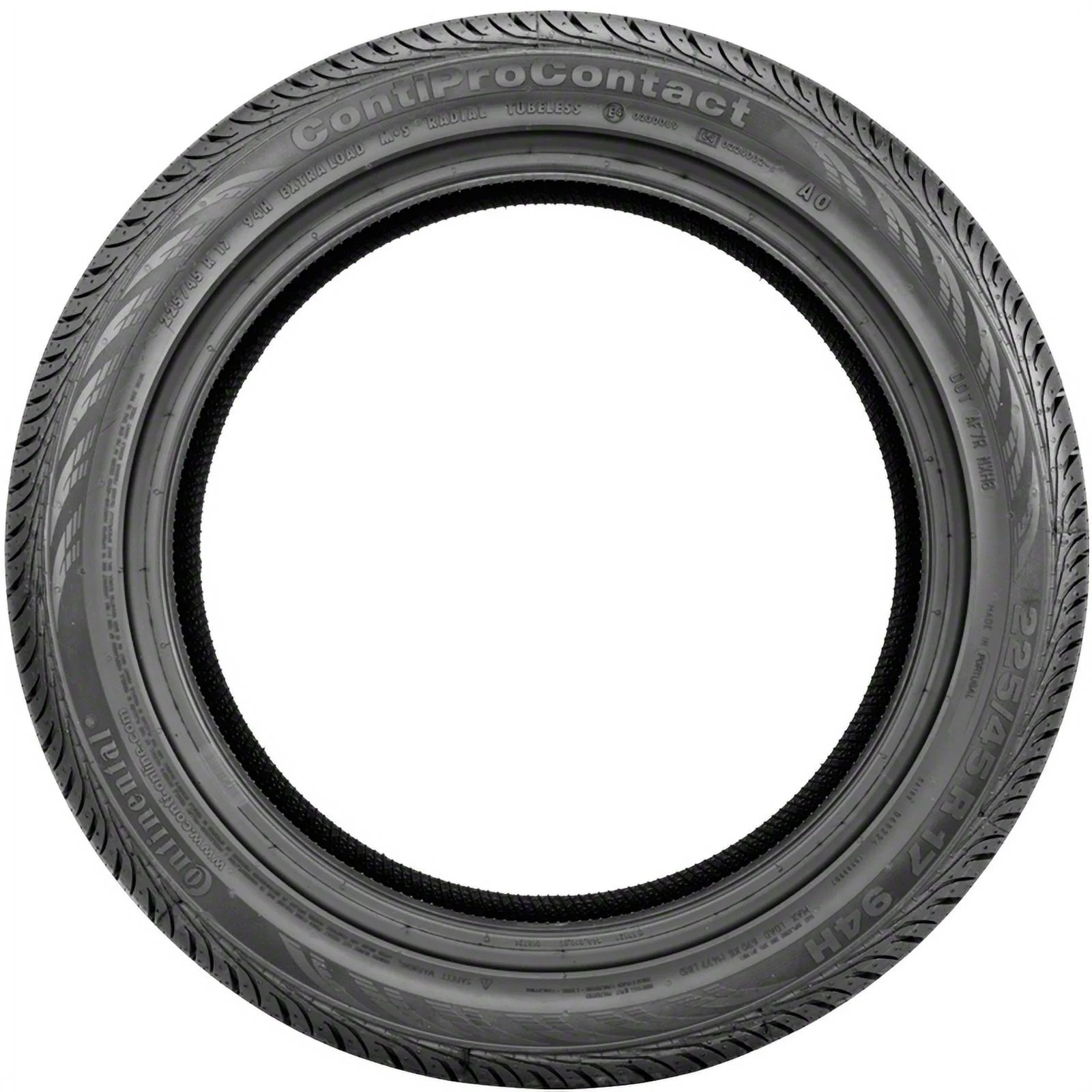 Set of 4 Continental ContiProContact P205/55R16 89H Tires Fits: 2012-13 Honda Civic EX-L, 2014-15 Honda Civic EX
