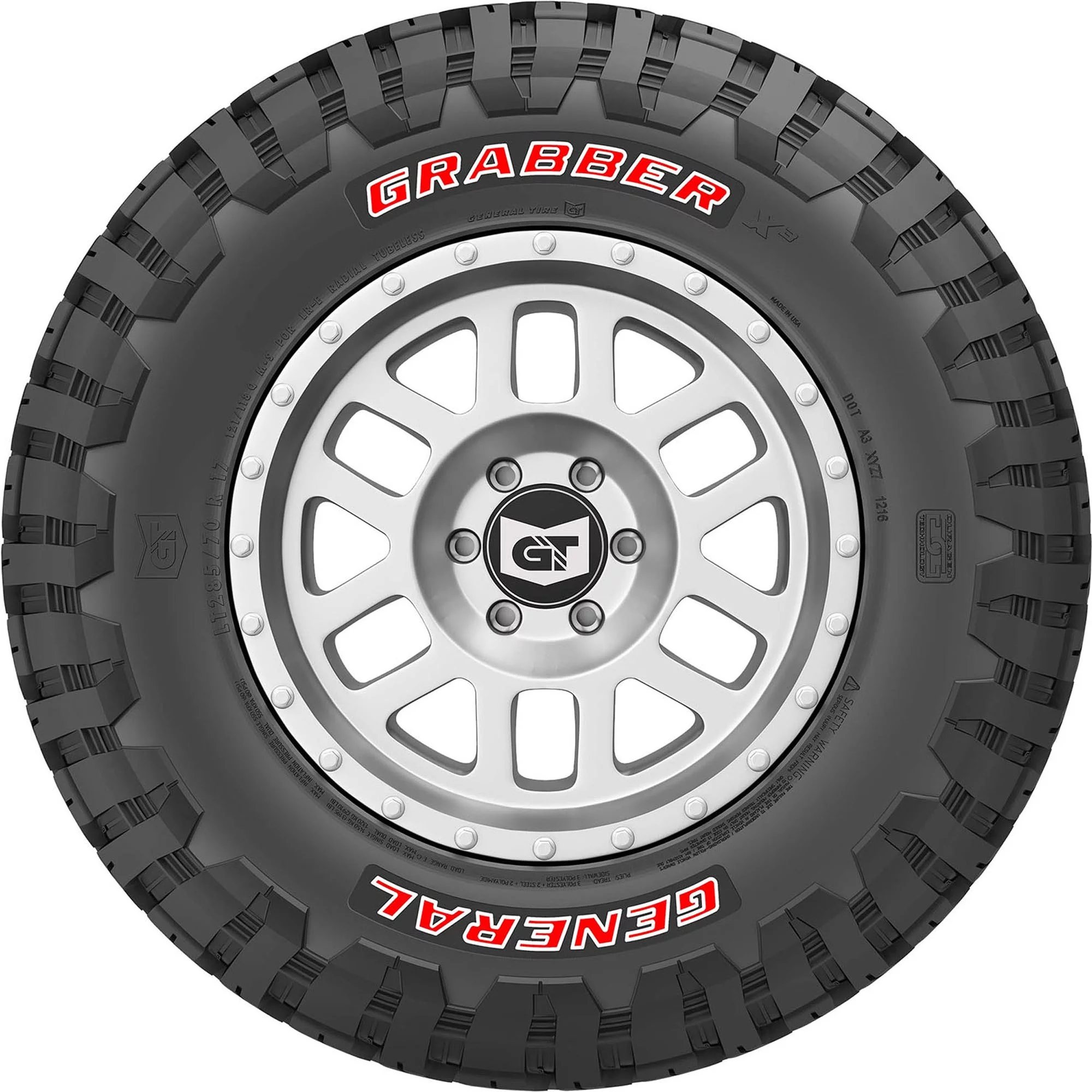 General Grabber X3 Mud Terrain LT295/65R20 129/126Q E Light Truck Tire