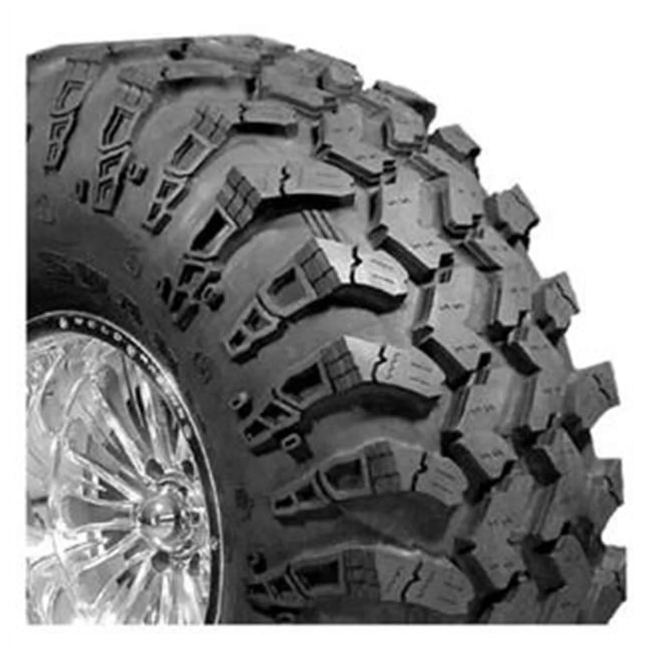 39.5x13.50-15LT 6 Ply Black Sidewall Super Swamper IROK Bias Ply Tire