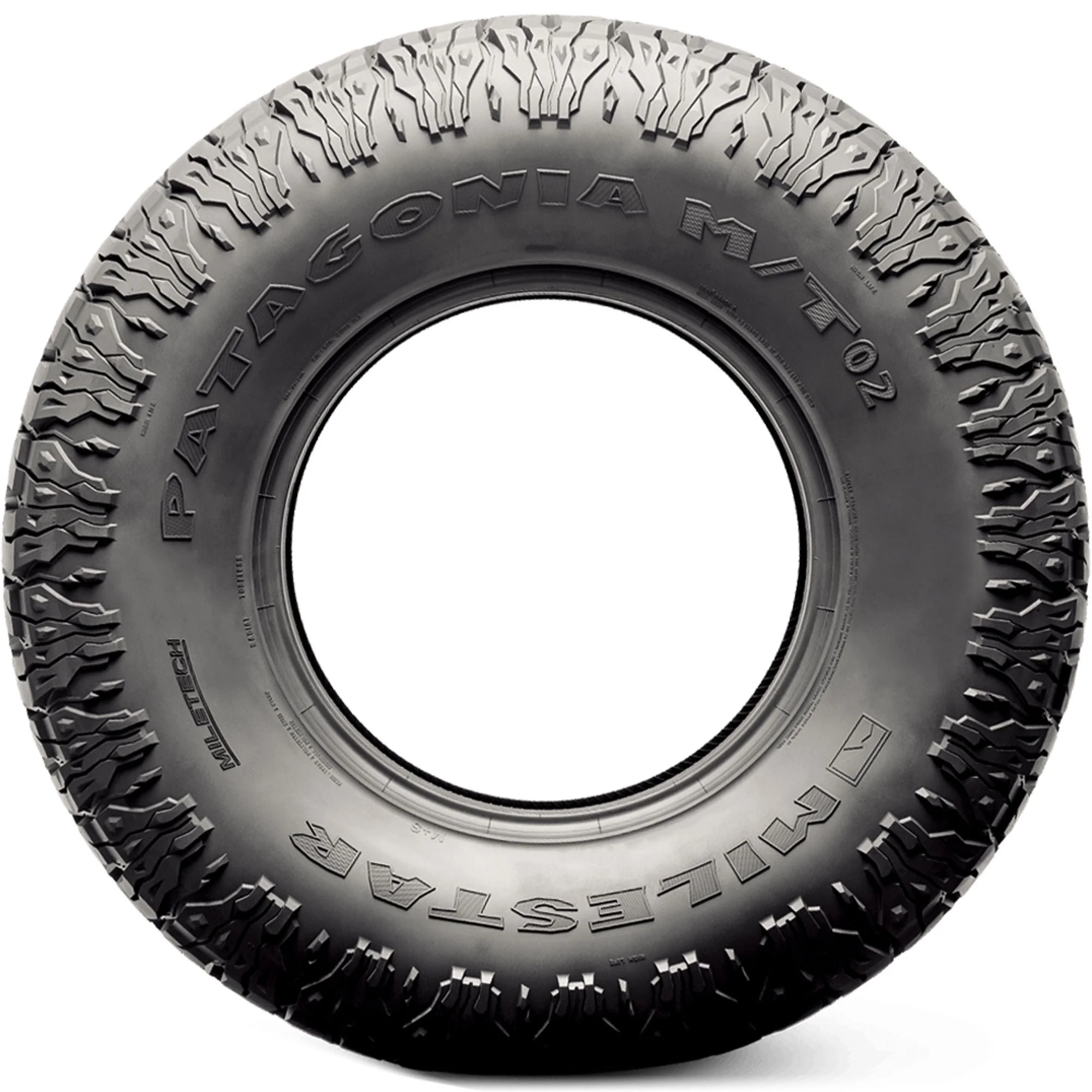 Milestar Patagonia M/T-02 Mud Terrain LT35X12.50R18 128Q F Light Truck Tire