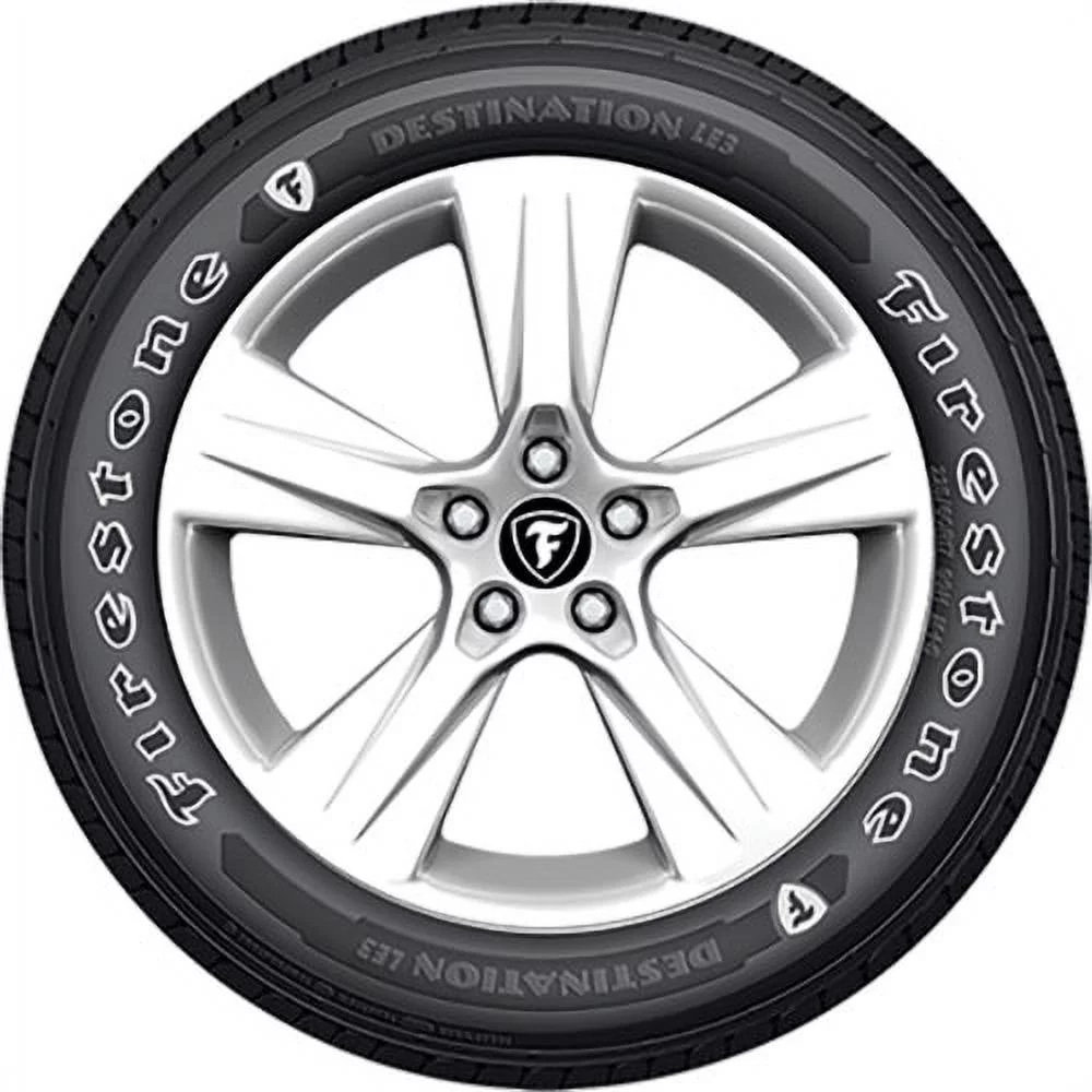 Firestone Destination LE3 235/65R17 104H Tire Fits: 2017-18 Honda CR-V EX, 2019 Honda CR-V LX