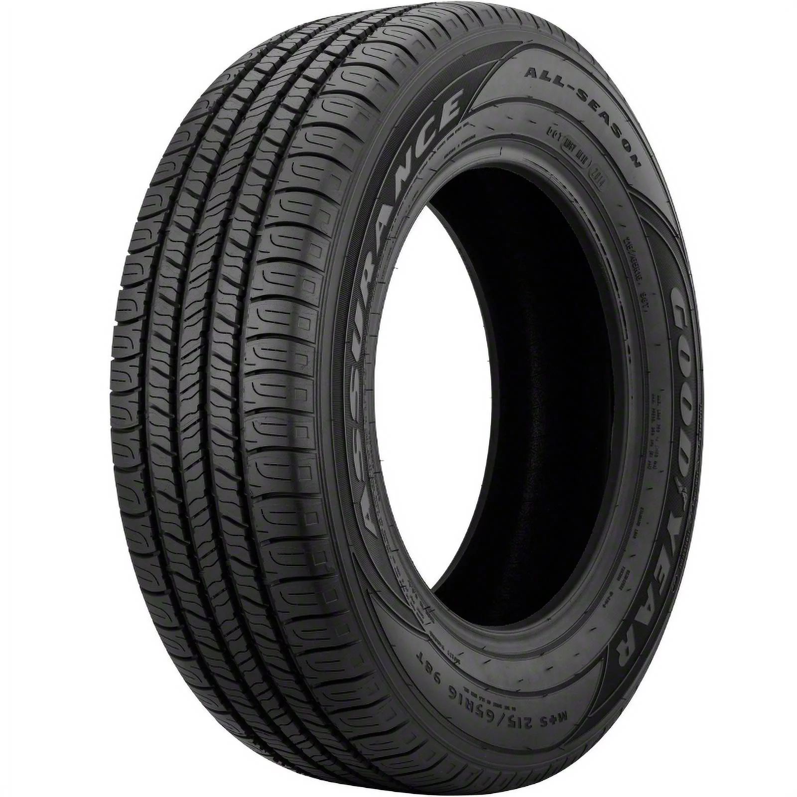 Set of 4 Goodyear Assurance All-Season 215/50R17 91V Tires Fits: 2012-18 Ford Focus Titanium, 2016-18 Honda Civic EX-T