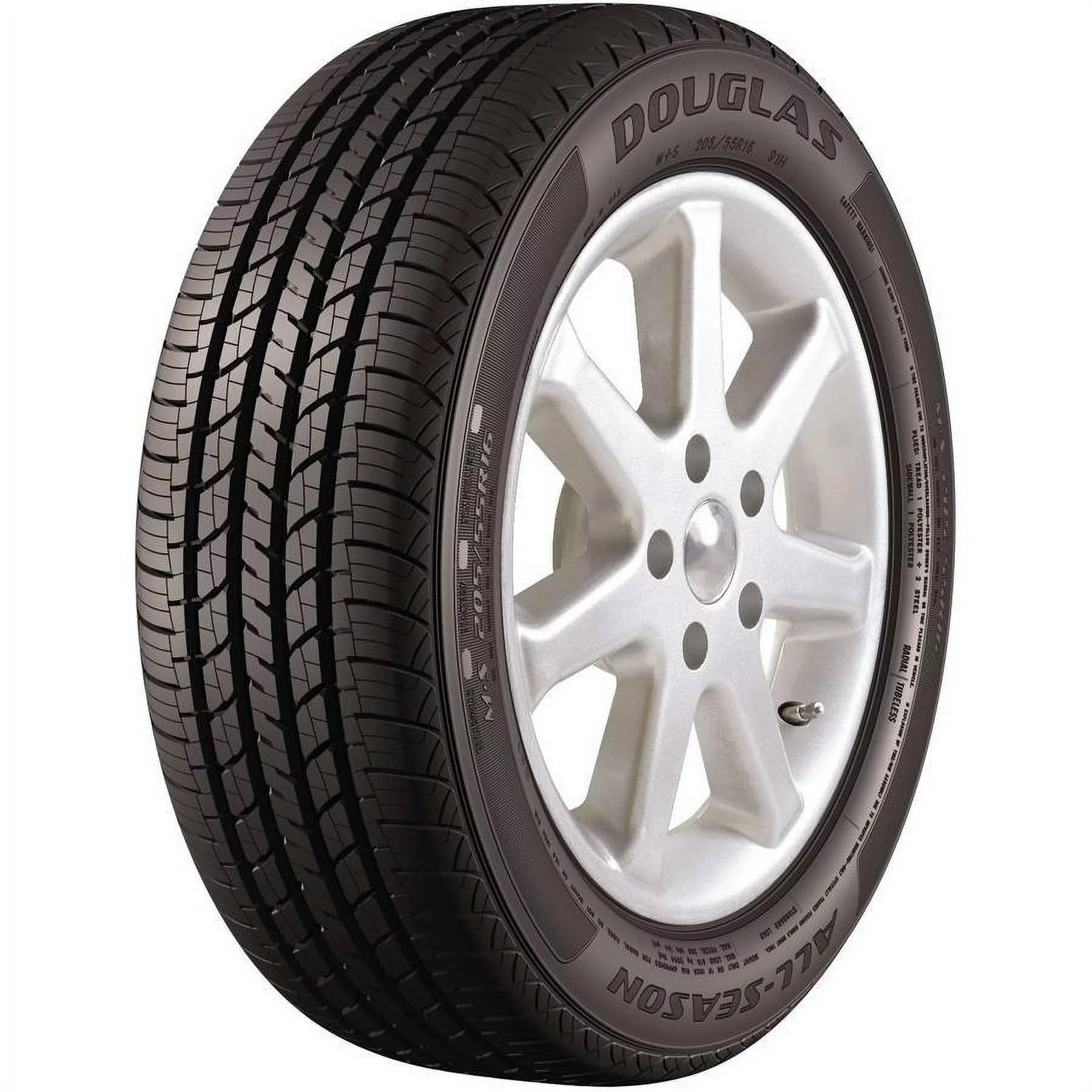 Douglas All-Season 215/65R15 96S Tire Fits: 2001-03 Toyota Sienna XLE, 1998-2000 Nissan Frontier XE