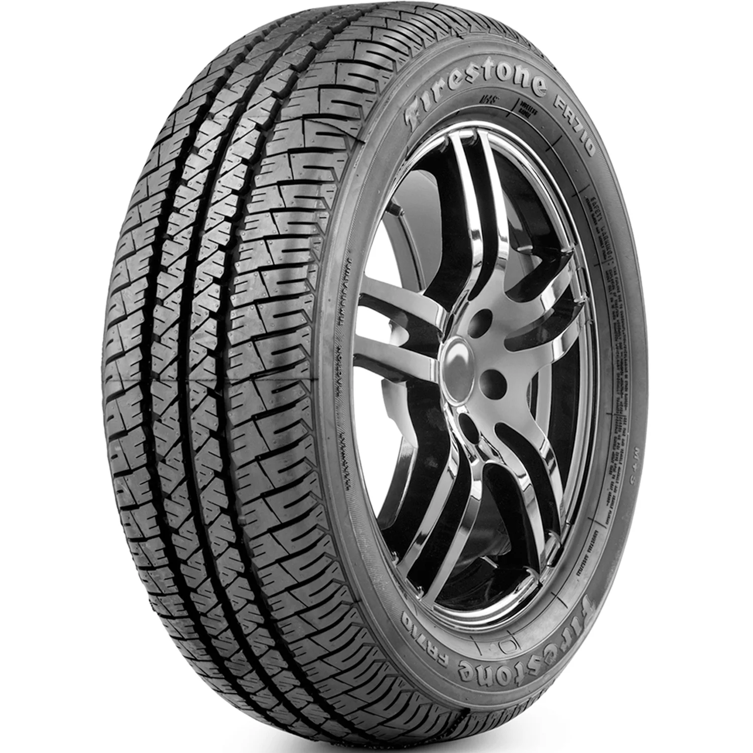 Pair of 2 (TWO) Firestone FR710 185/60R15 84H A/S All Season Tires Fits: 2011-19 Ford Fiesta SE, 2001-02 Dodge Neon ACR