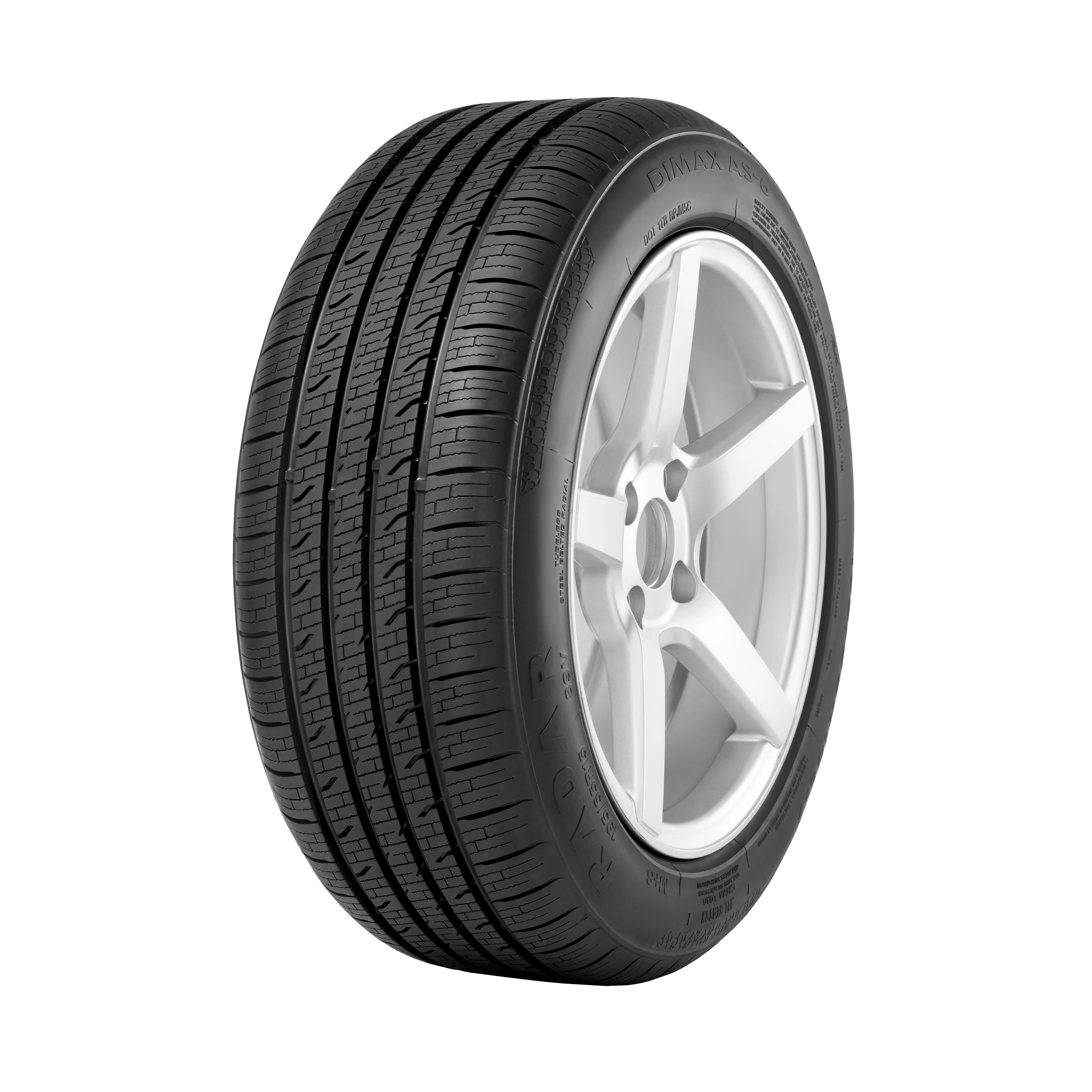 Radar Dimax AS-6 185/65R15 92V Passenger Tire Fits: 2004-08 Toyota Prius Base, 2003-08 Toyota Corolla CE