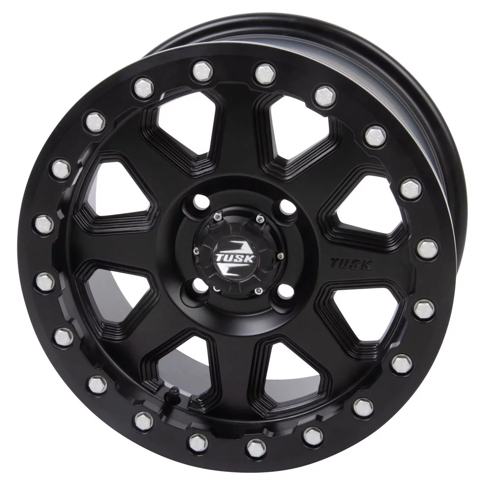 4/137 Tusk Uinta Beadlock Wheel 15x7 6.0 + 1.0 Matte Black For Can-Am Commander 1000 XT 2011-2020