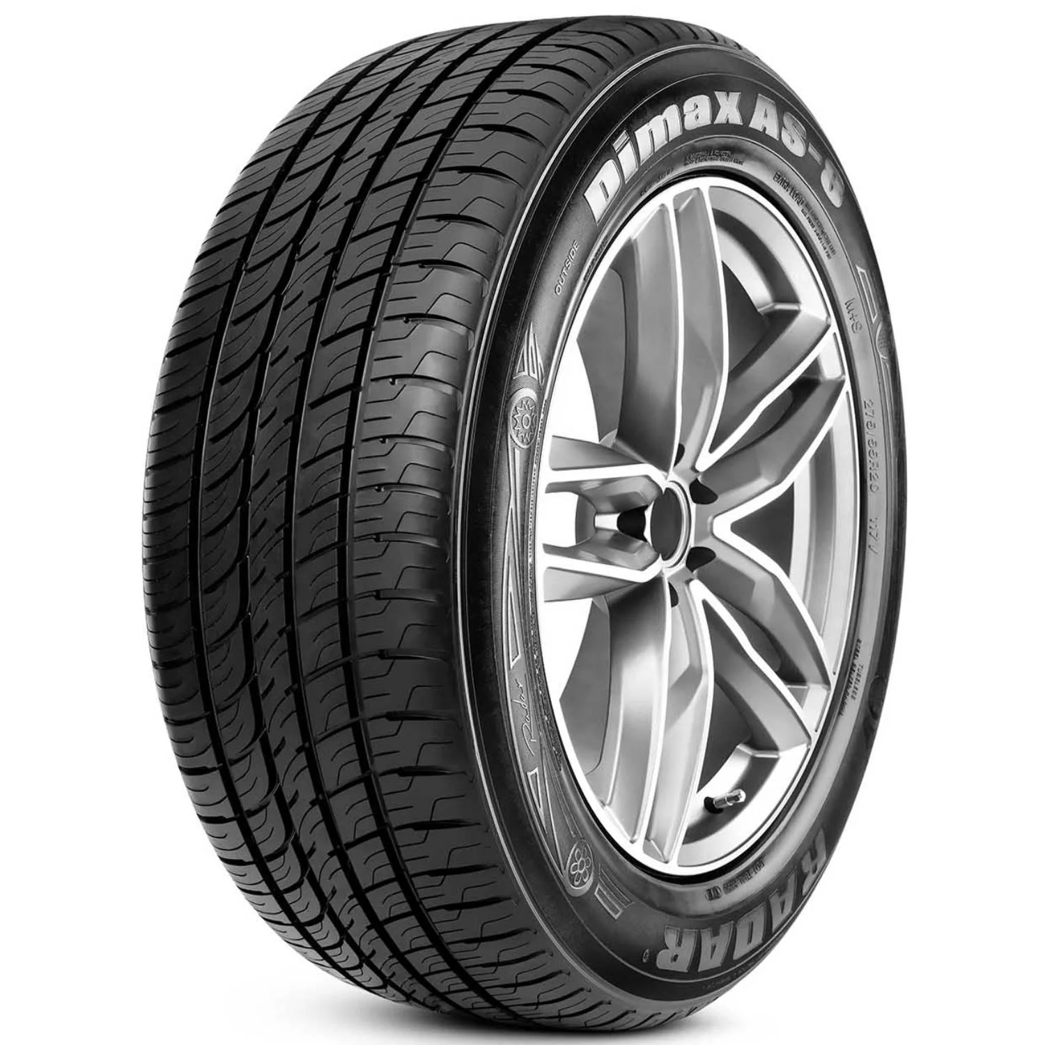RADAR DIMAX AS-8 255/60R19 113V ALL SEASON TIRE Fits: 2012-13 Buick Enclave Base, 2008-11 Buick Enclave CXL