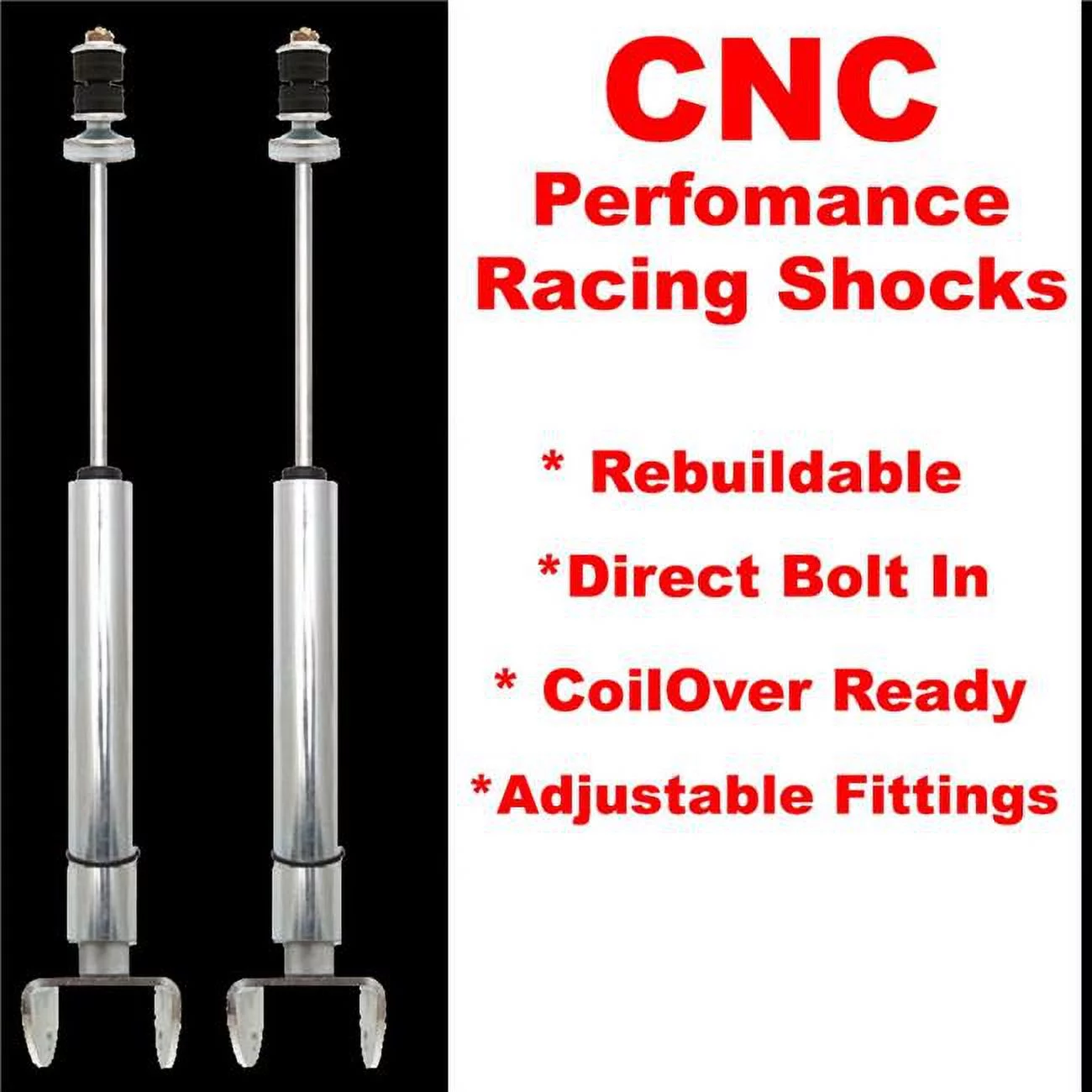 Helix Suspension Brakes & Steering 1997-2004 Chevrolet Corvette Rear Performance Shocks - Set of 2