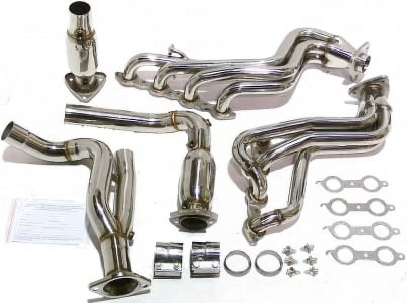 Long Tube Header Fits 99 to 05 Chevy/GMC 1500 Pick Up LT/LS 4.8L/5.3L 2WD/4WD By OBX