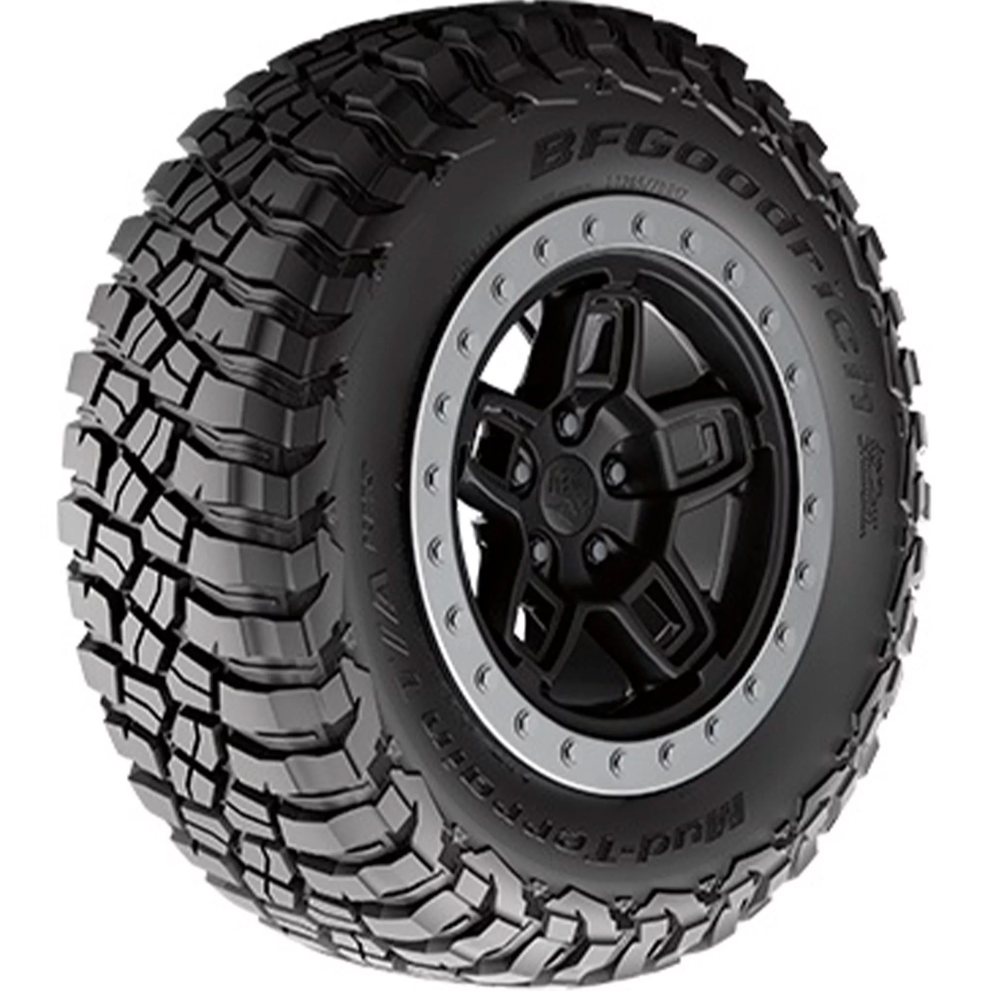Set of 4 BFGoodrich Mud-Terrain T/A KM3 LT315/70R17 121Q E Tires Fits: 2003-04 Hummer H1 Base