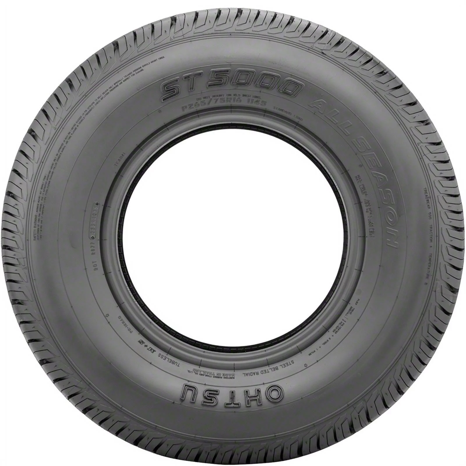 Set of 4 Ohtsu ST5000 P265/70R17 113T Tires Fits: 2014-18 Chevrolet Silverado 1500 WT, 2010-20 GMC Sierra 1500 SLE