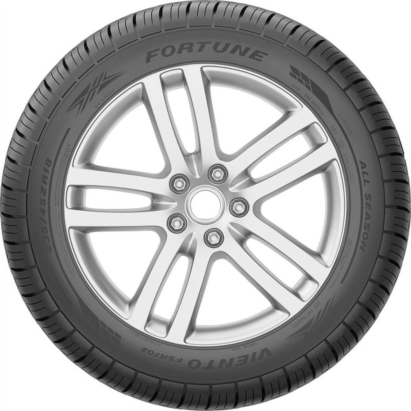 Set of 4 Fortune Viento FSR702 245/40ZR19 98Y XL Tires Fits: 2016-23 Chevrolet Malibu LT, 2013-15 Chevrolet Malibu LTZ