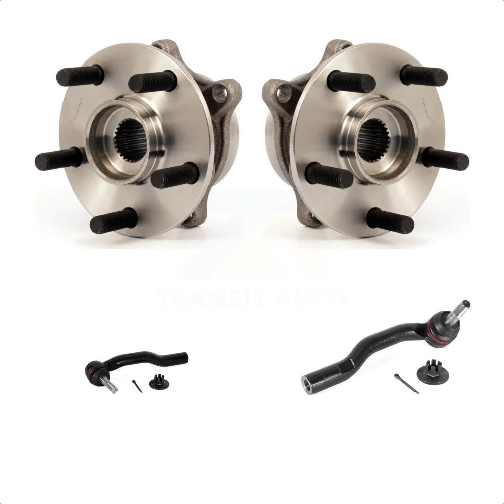 Transit Auto - Front Wheel Bearing And Tie Rod End Kit For Toyota Prius Lexus CT200h Plug-In K7T-101334