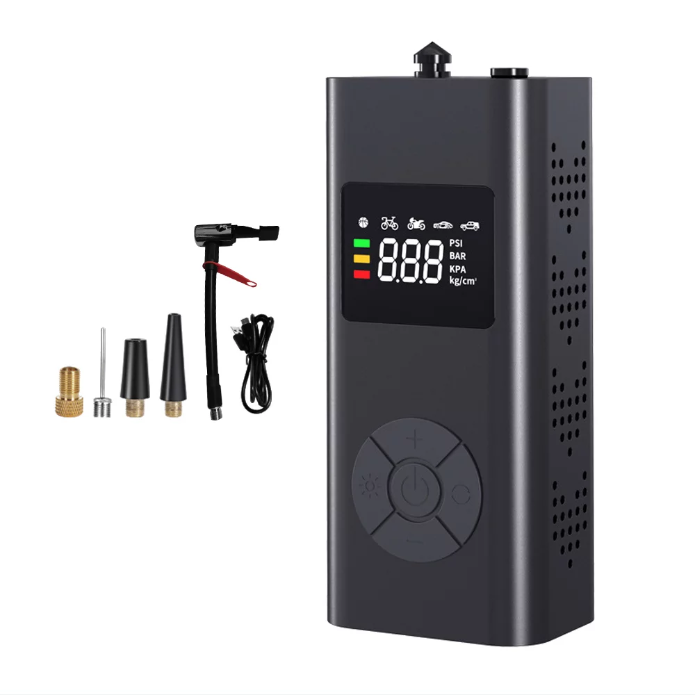Cordless Car Tire Inflator by moobody: Multifunctional Portable Air Compressor with USB Rechargeable Pump