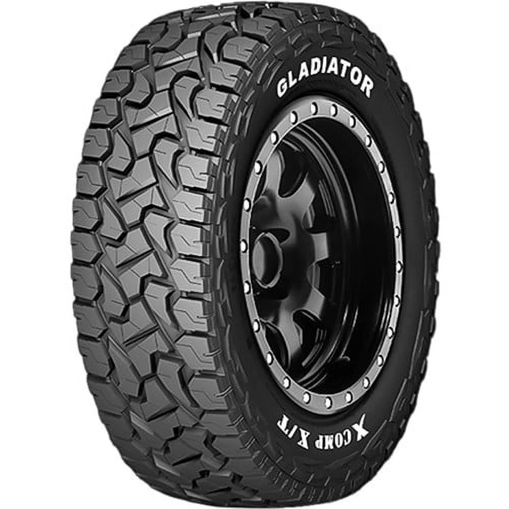 4 New Gladiator X-Comp X/T All-Terrain Tire - 35X12.50R24 117Q LRE 10PLY
