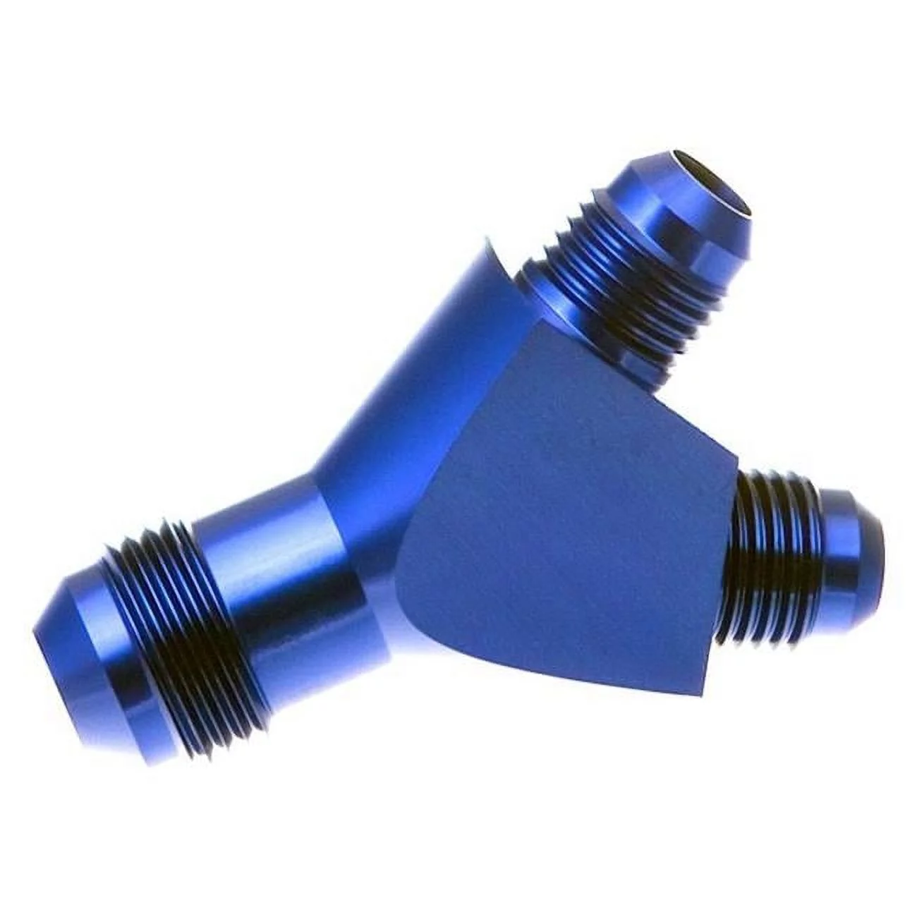 Red Horse Performance RHP930-08-06-1 08AN Single Inlet to 06 Dual Outlet - Blue